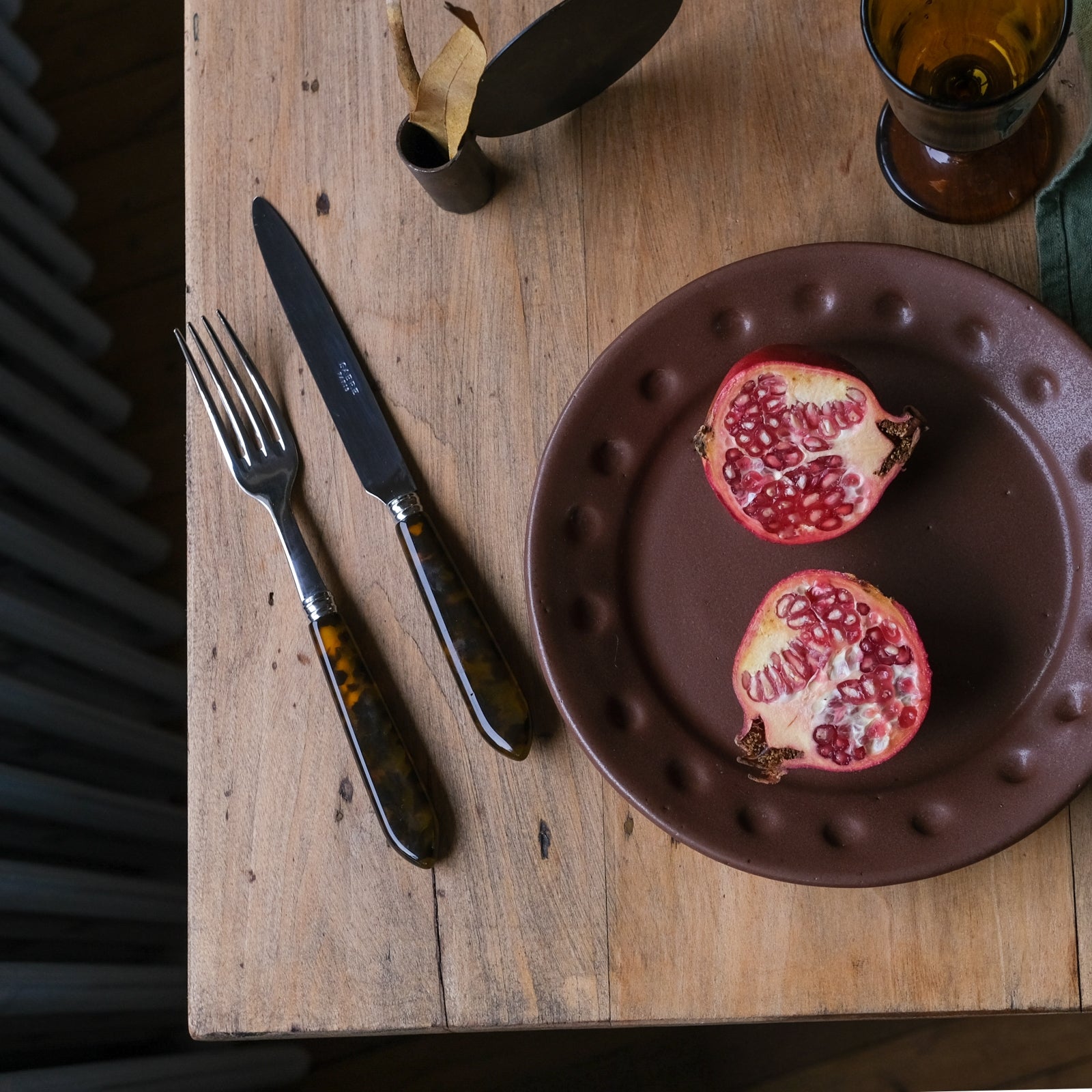 Tortue, Effet Écaille - Fourchette de table