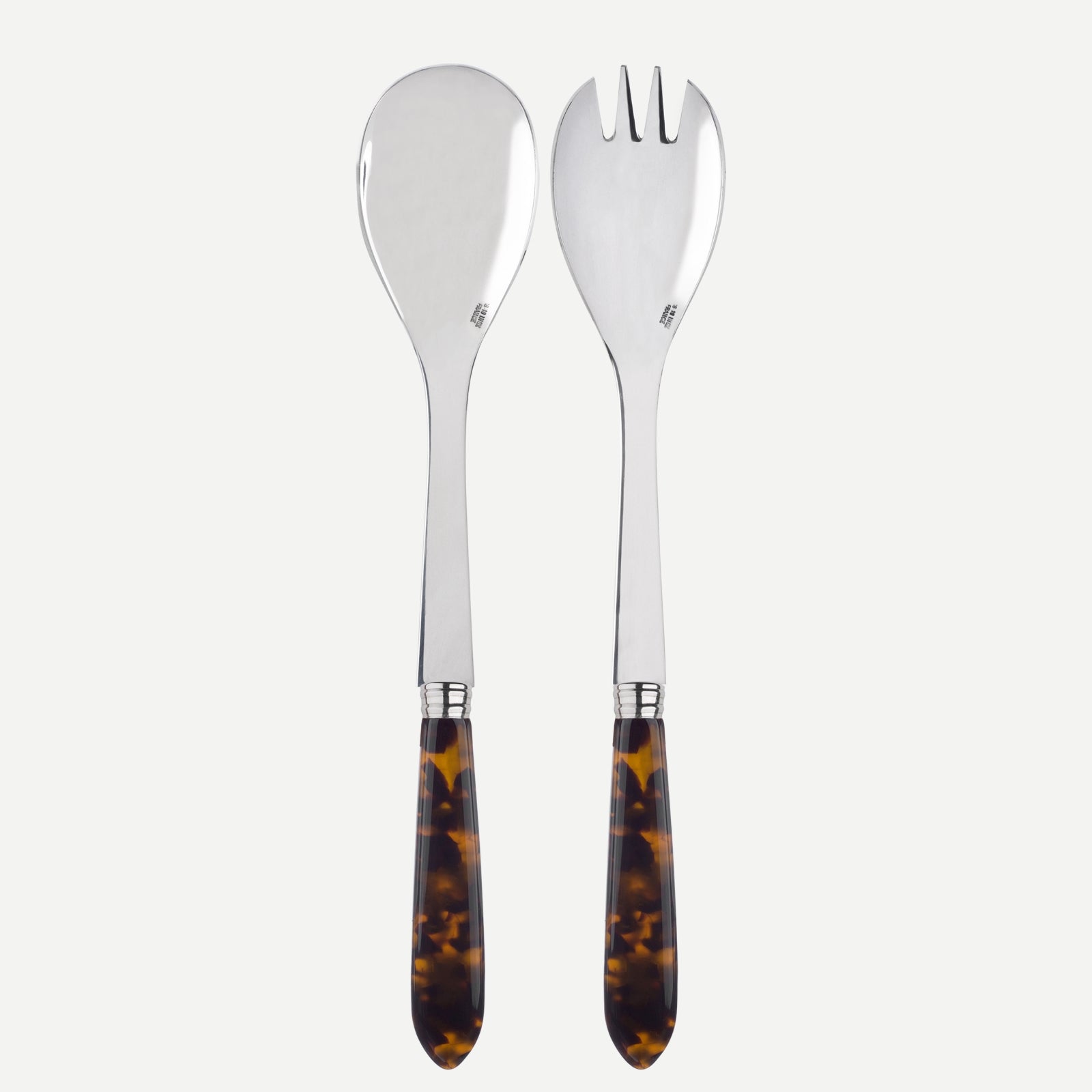 Tortoise, Faux Tortoise - Salad cutlery set
