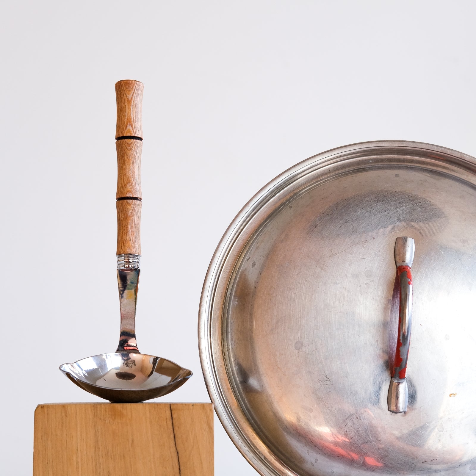 Bambou, Bois stratifié clair - Cuillère à sauce