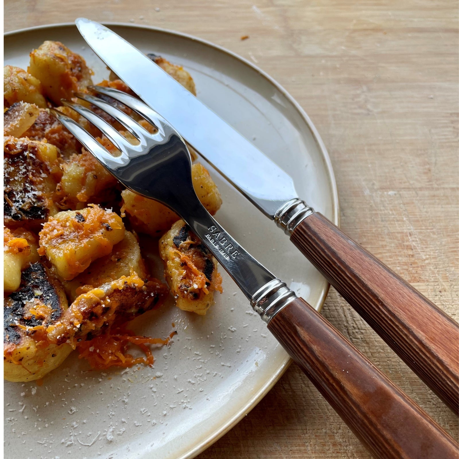 Nature, Bois stratifié clair - Ménagère 24 pièces