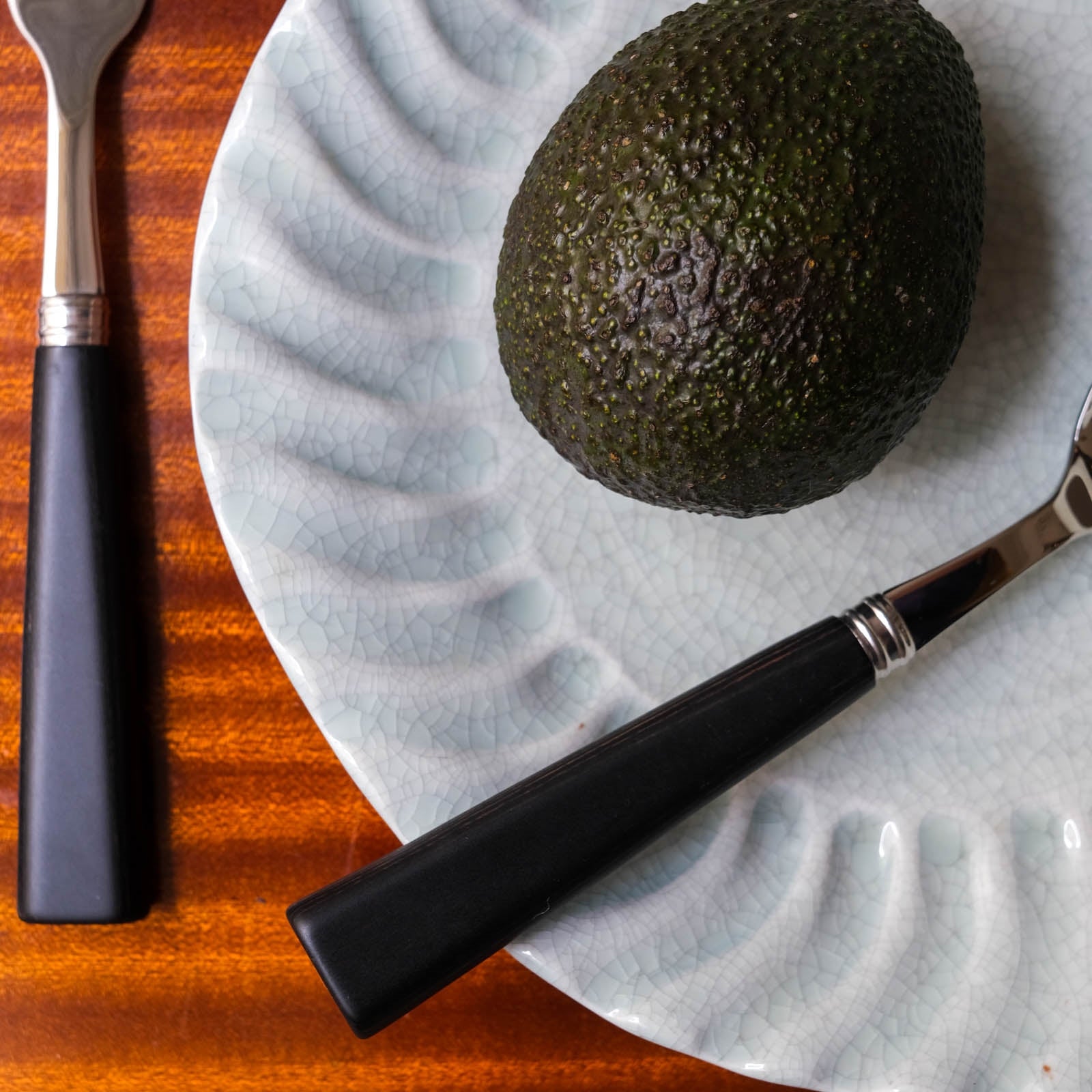 Nature, Bois stratifié noir - Ménagère 24 pièces