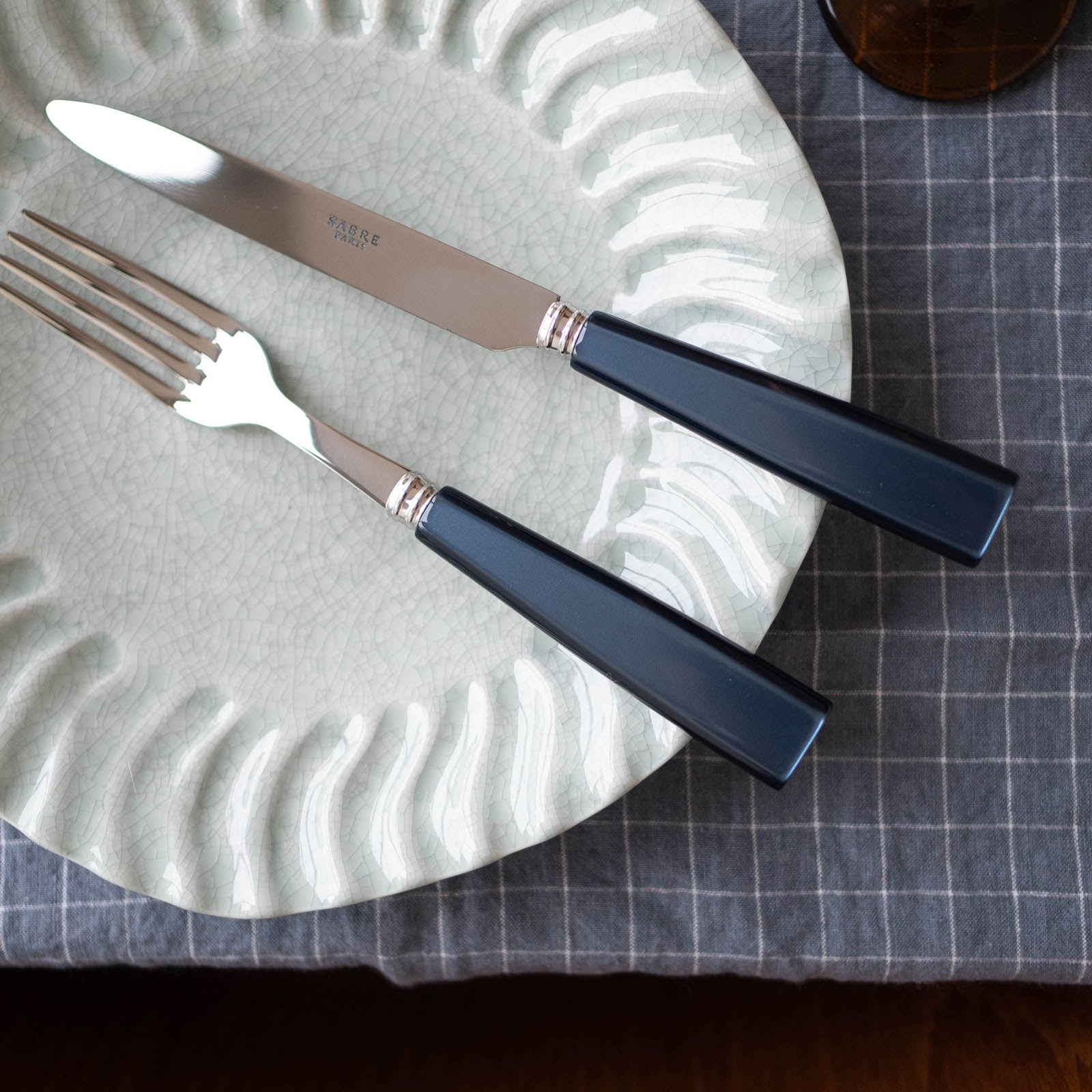 Icône, Steel blue - Dinner fork