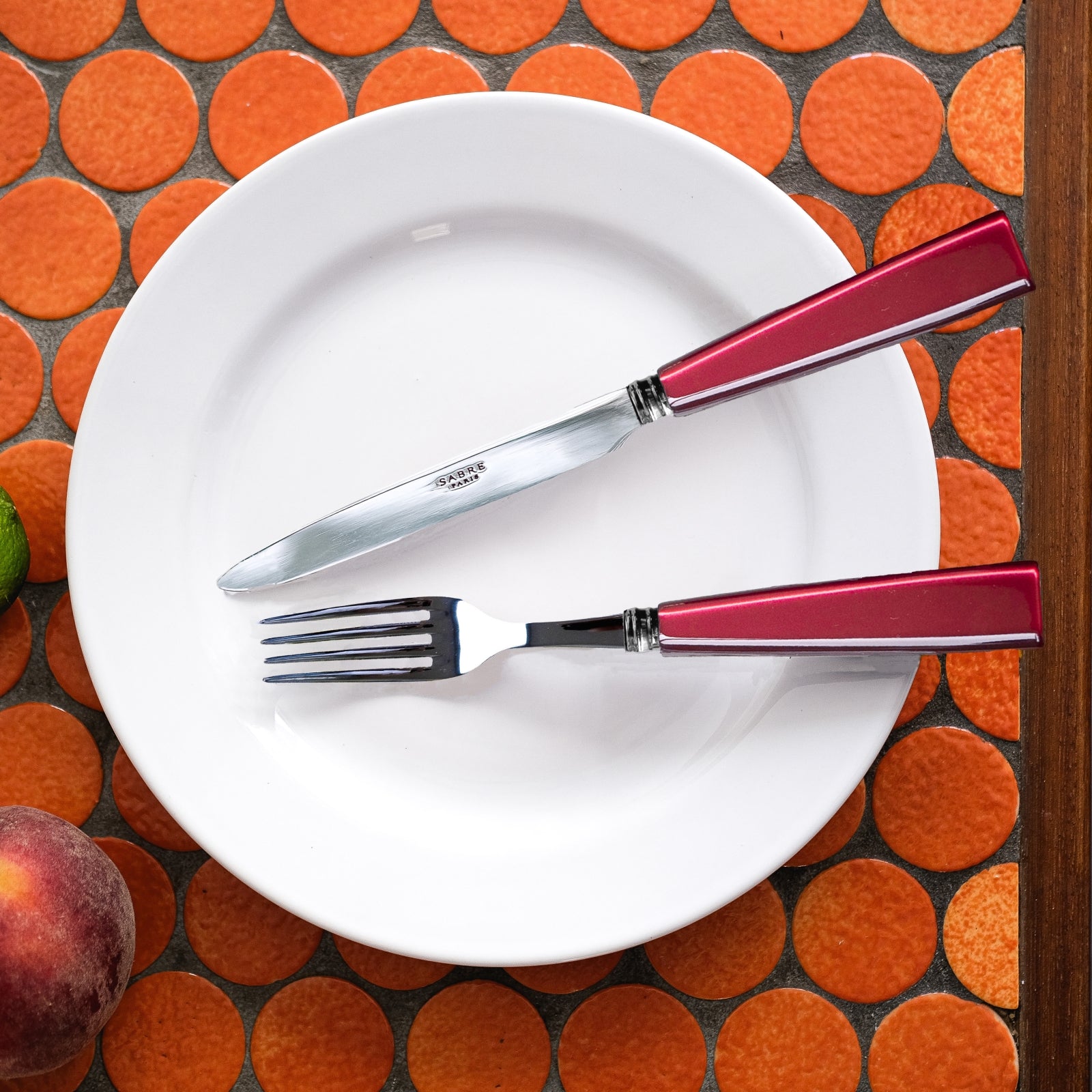 Icône, Red - Dinner knife