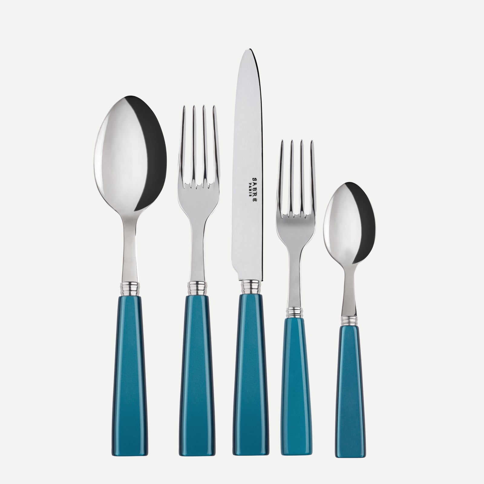 Icône, Turquoise - Set de 5 couverts de table