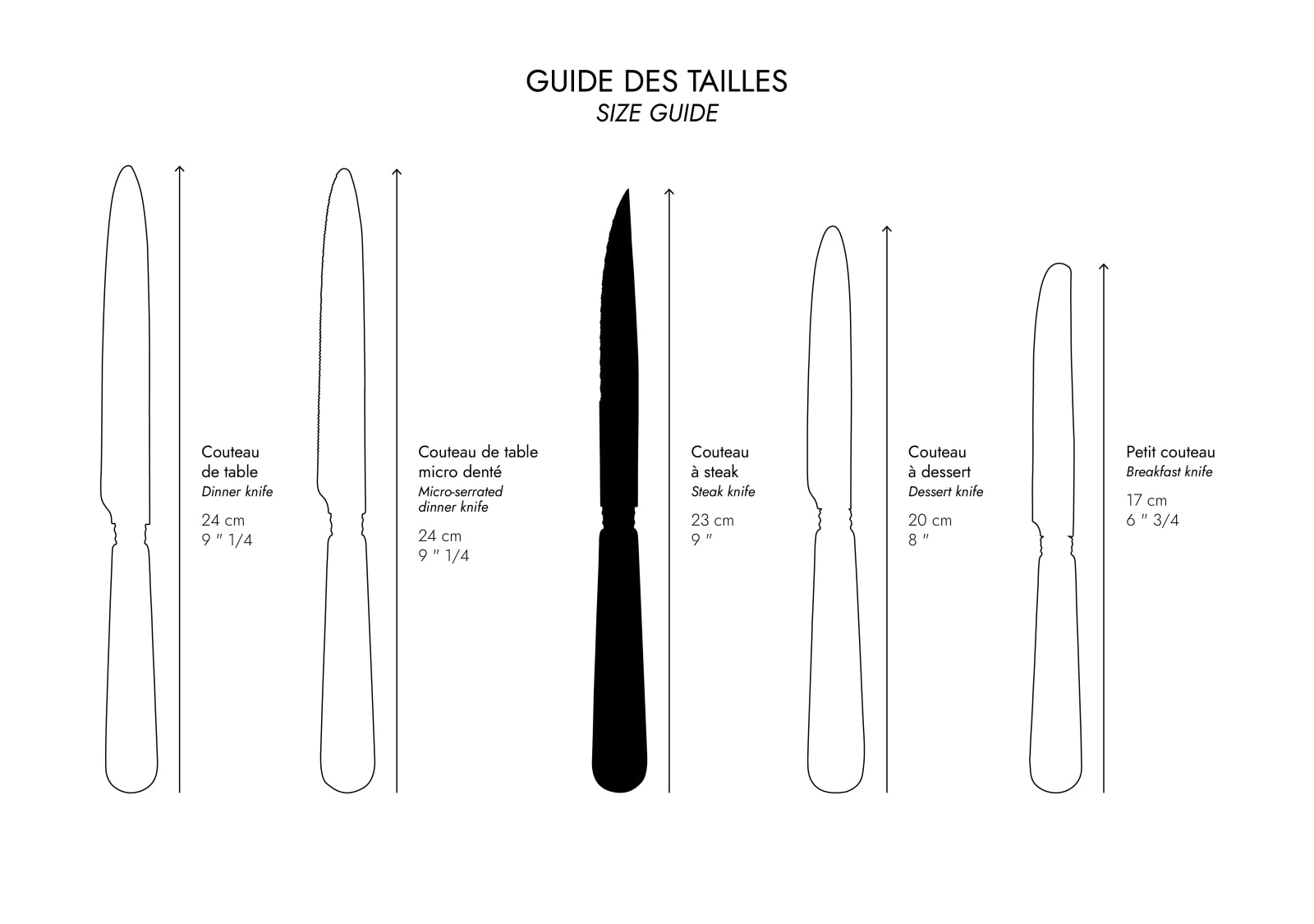 Icône, Grey - Steak knife