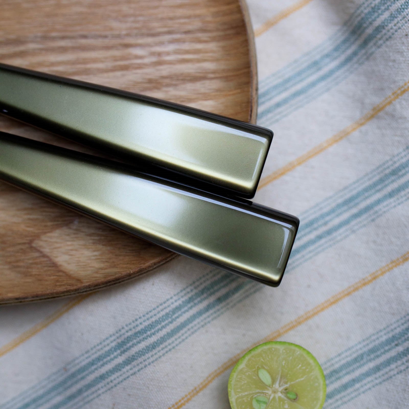 Icône, Vert foncé - Couteau à dessert