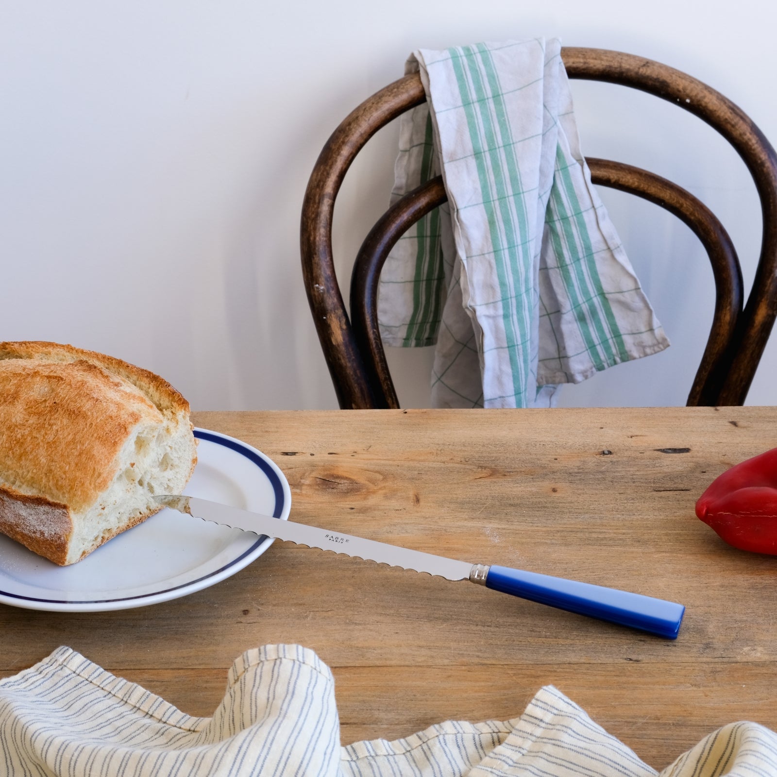 Icône, Bleu clair - Couteau à pain