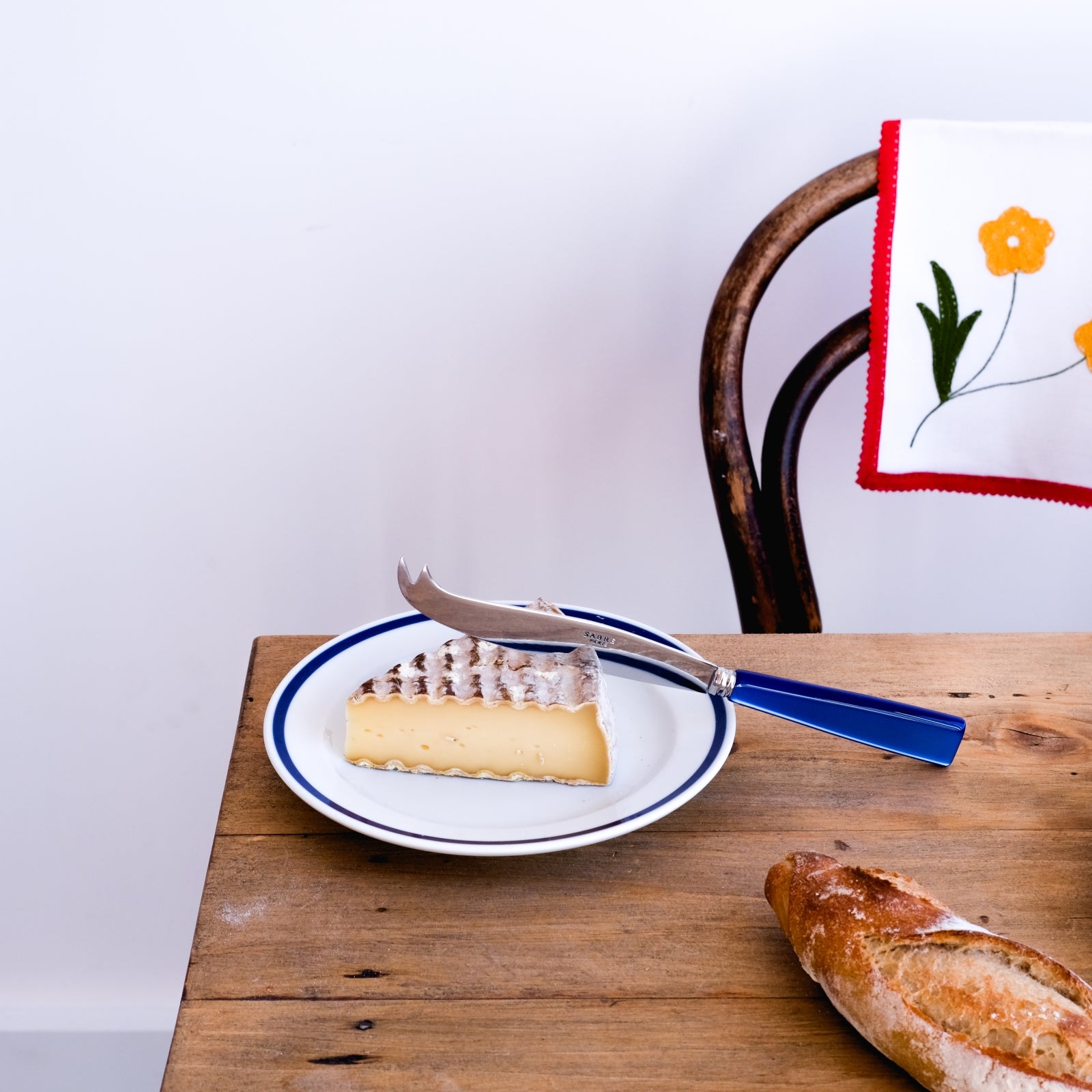 Icône, Bleu outremer - Couteau à fromage GM