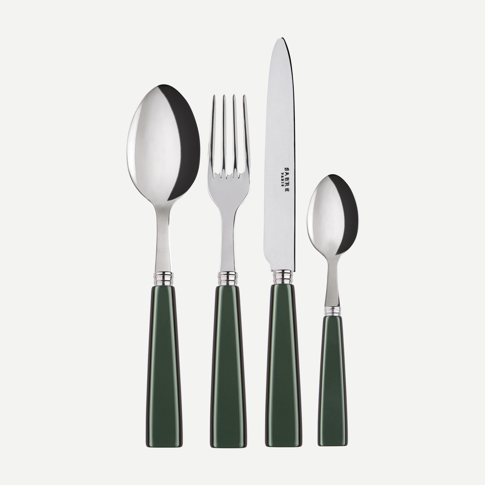 Icône, Dark green - 24 pieces cutlery set