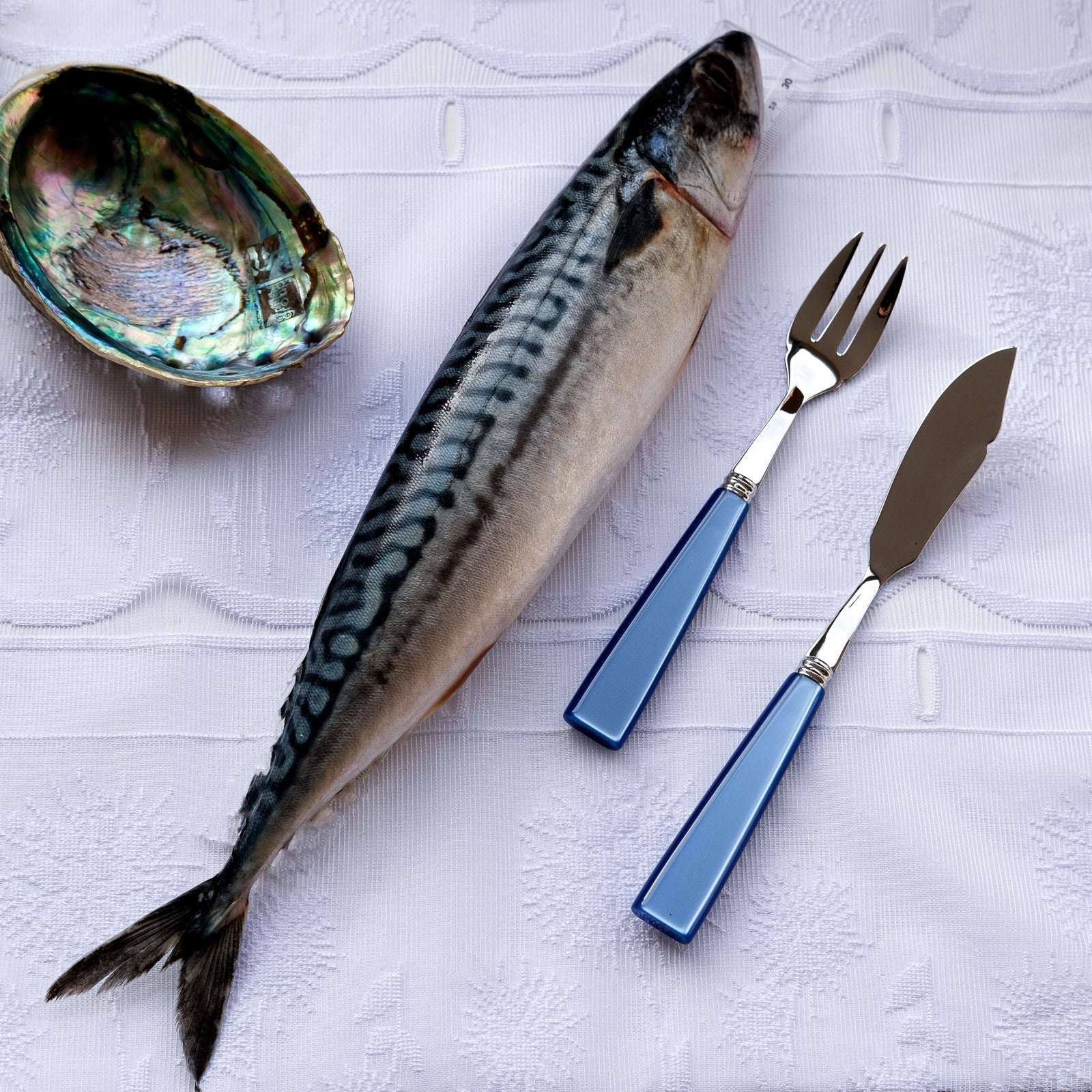 Icône, Light blue - Fish set