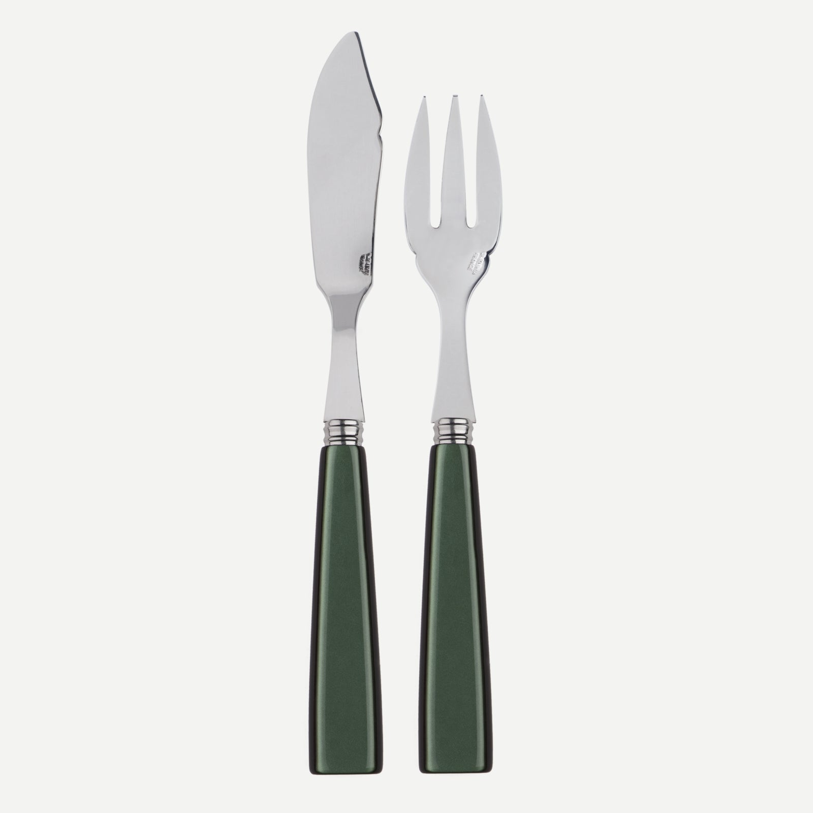 Icône, Dark green - Fish set