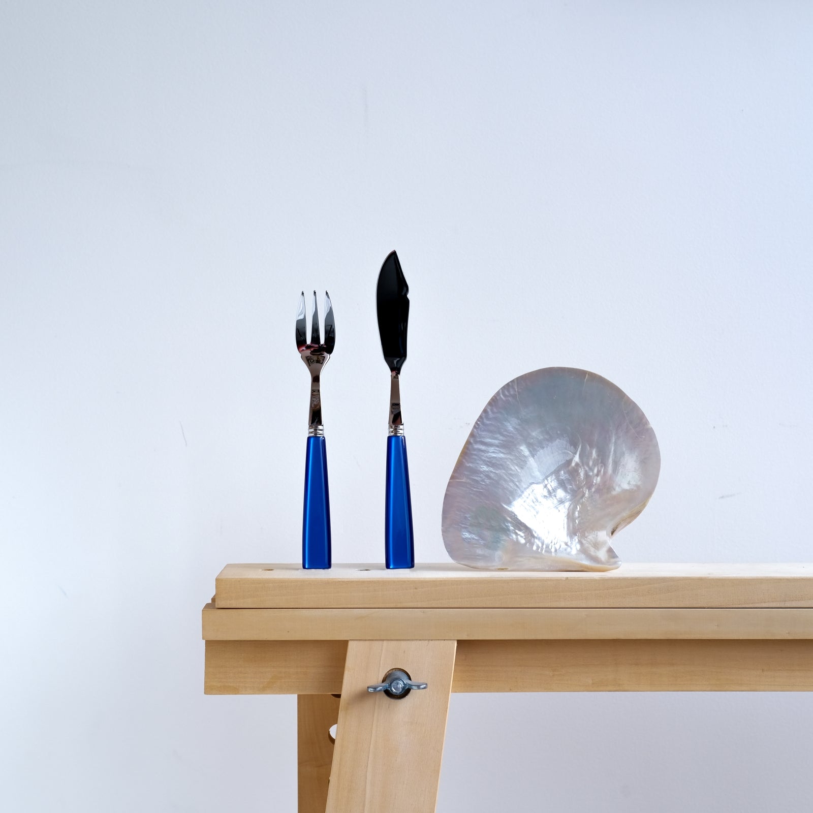 Icône, Bleu outremer - Couverts à poisson