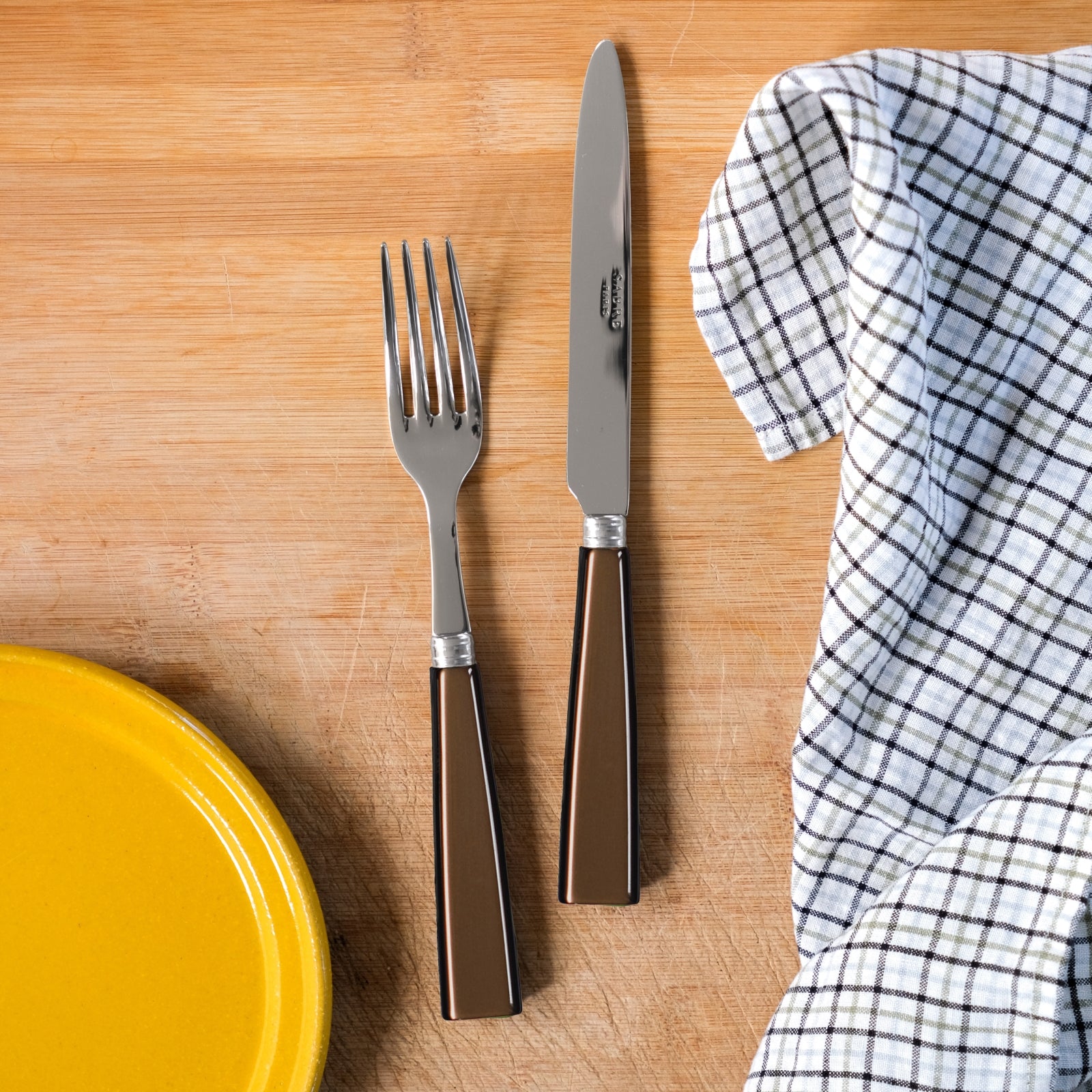 Icône, Braun - Besteckset - 4-teilig