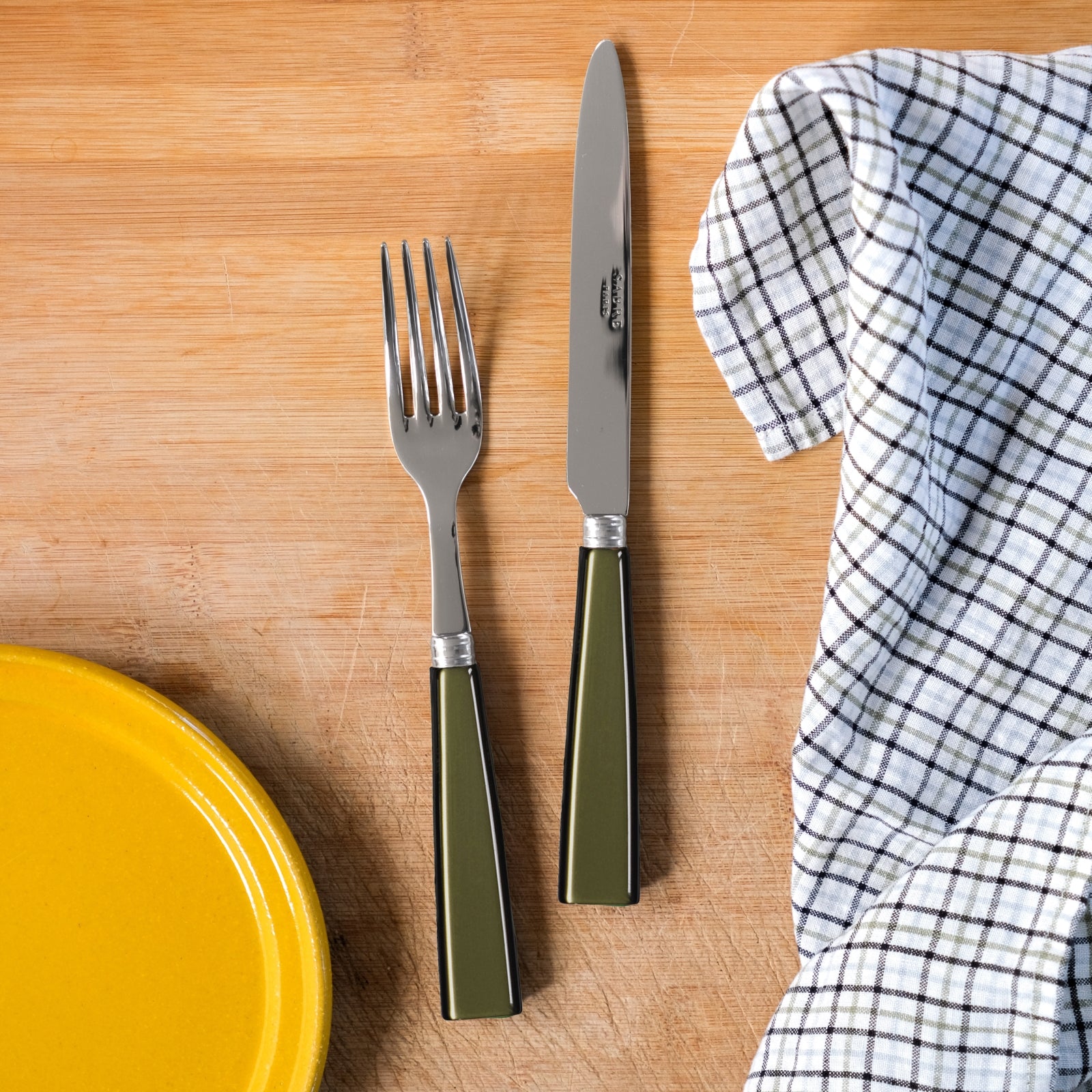 Icône, Olive - Set de 4 couverts de table