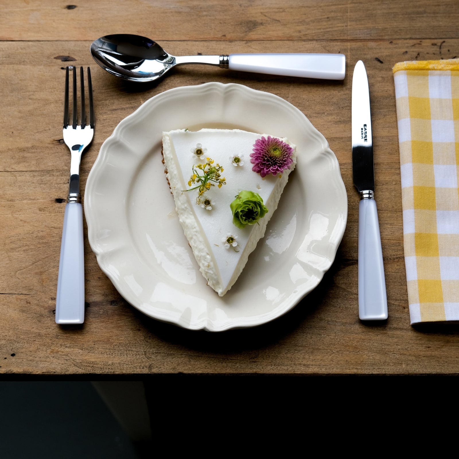 Icône, Blanc - Set de 4 couverts de table