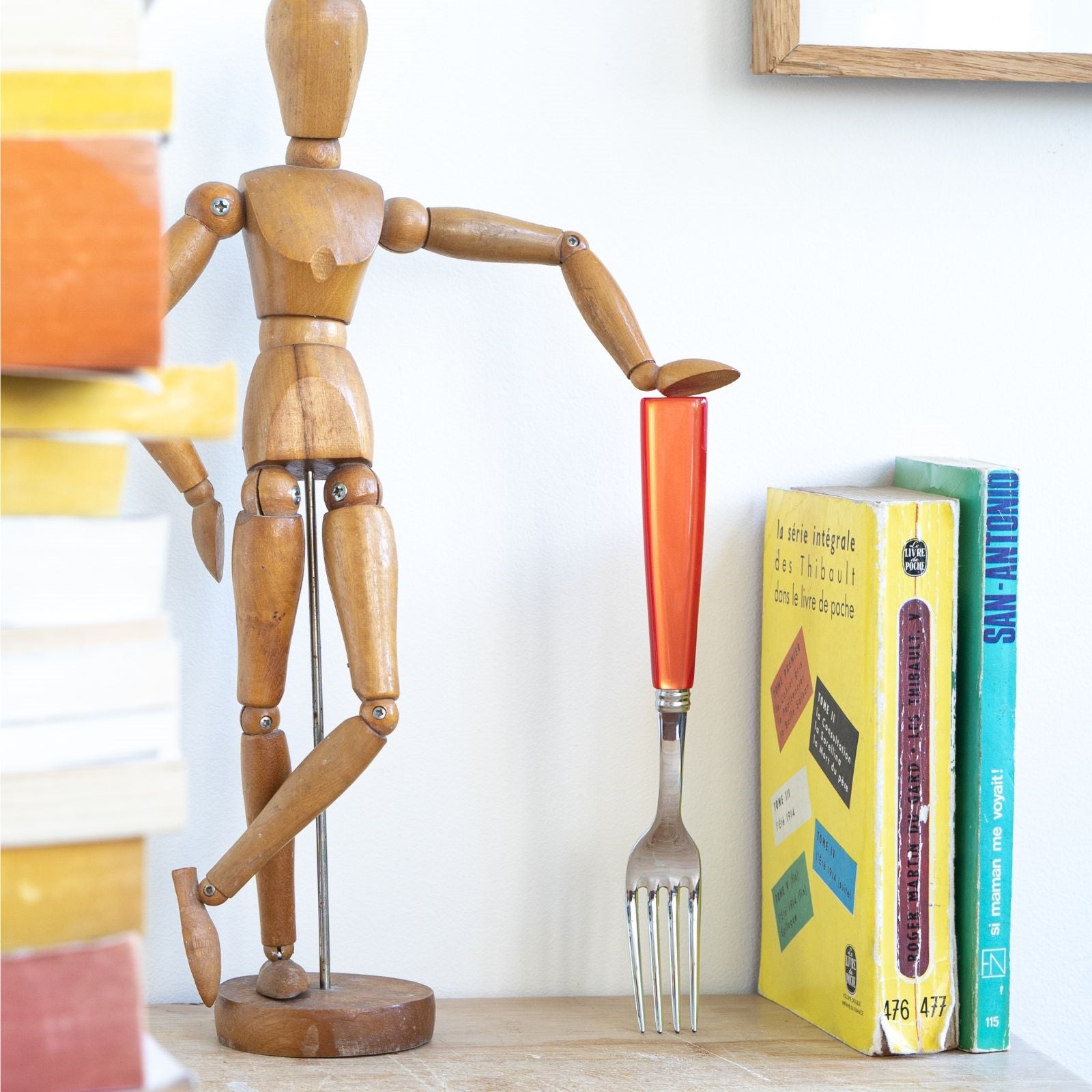 Icône, Orange - Set de 4 couverts de table