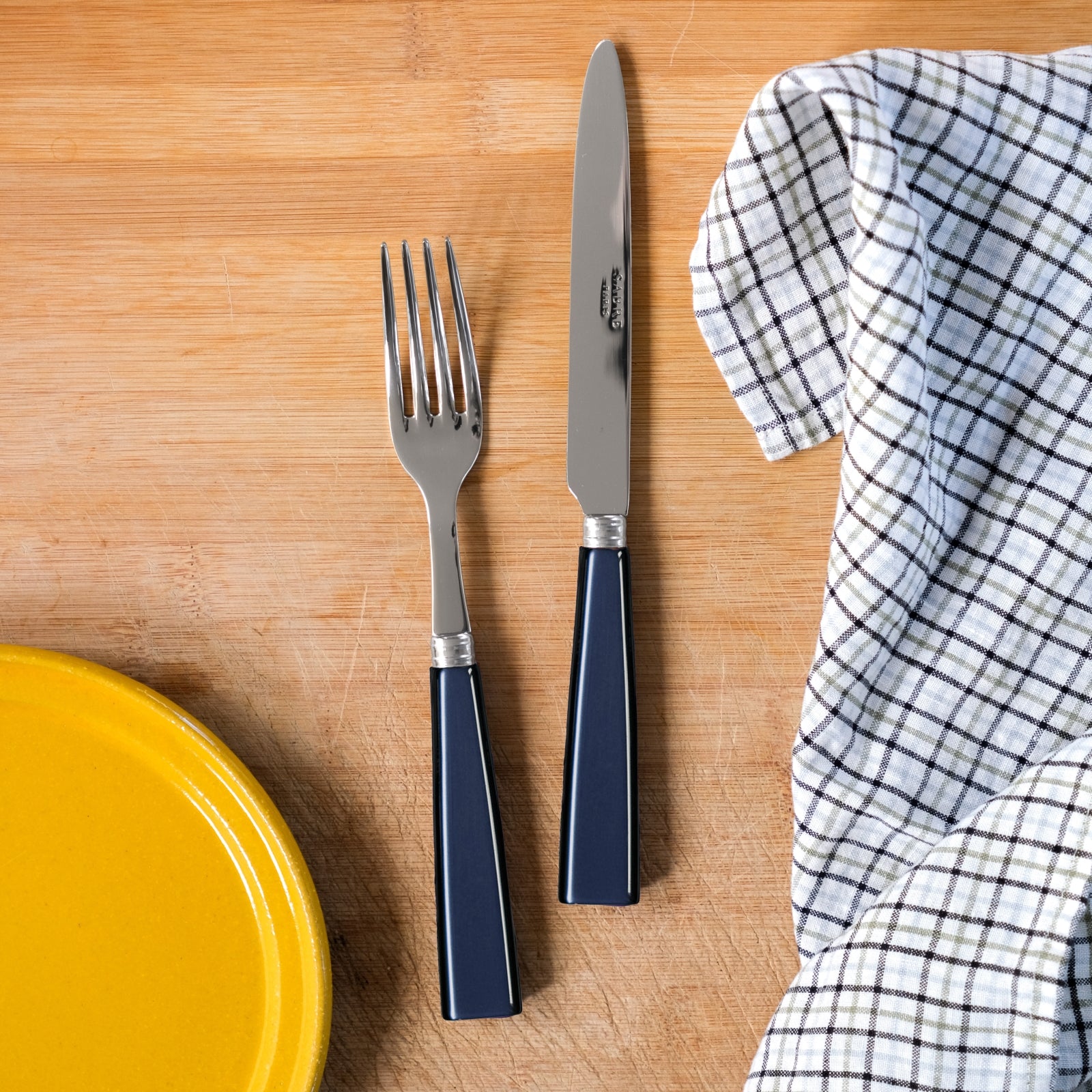 Icône, Bleu nuit - Set de 4 couverts de table