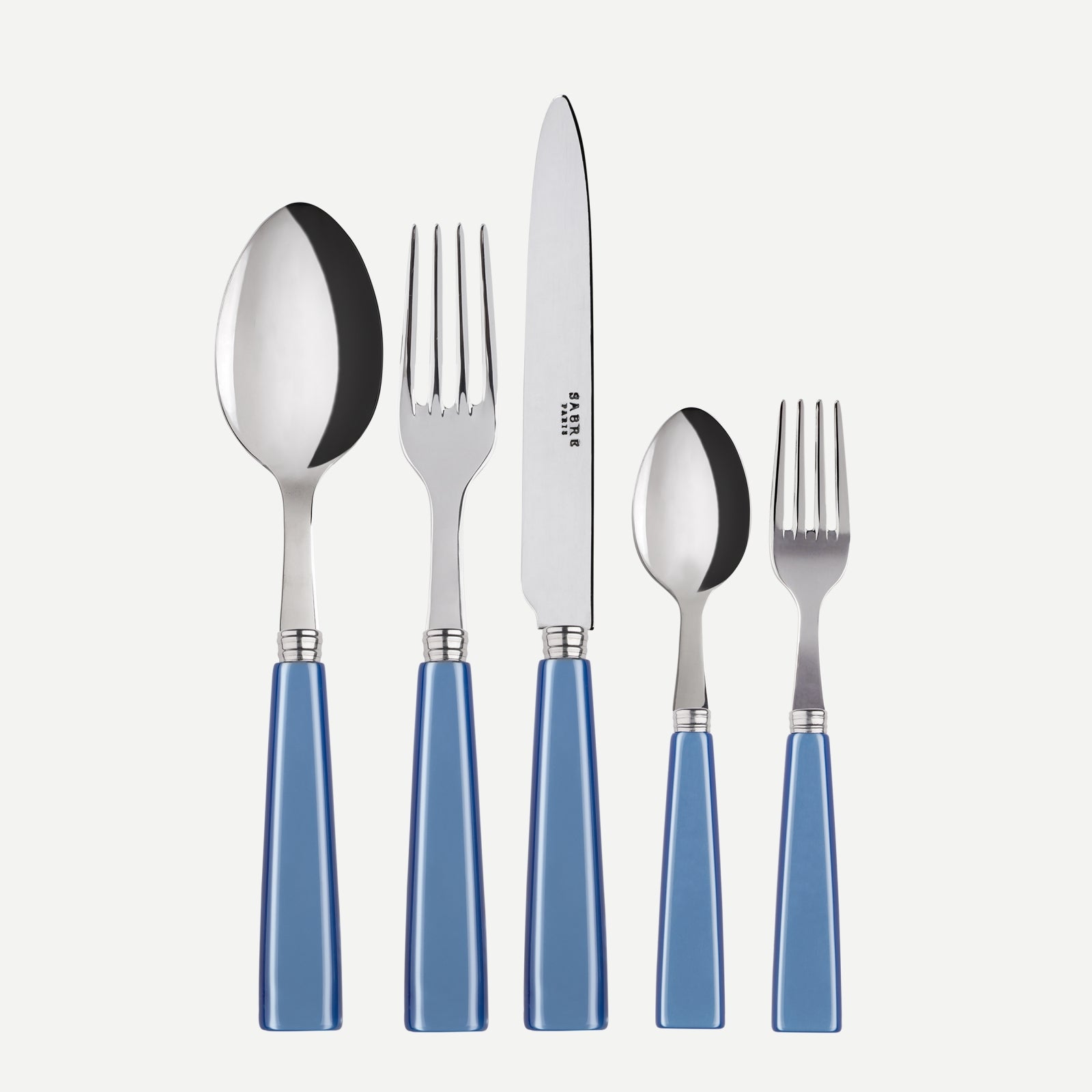 Icône, Light blue - 5 pieces cutlery set