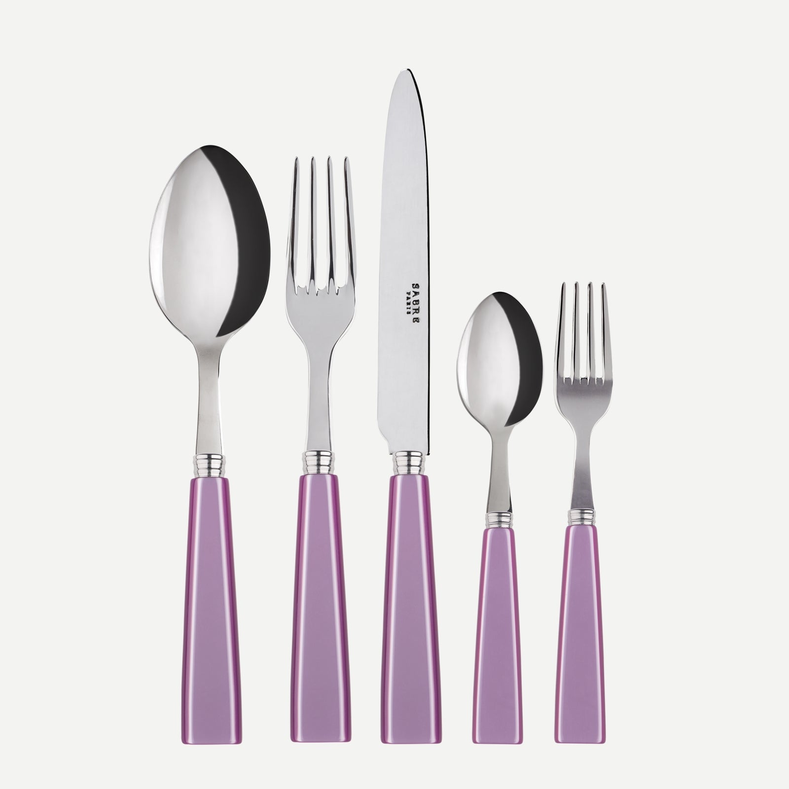 Icône, Lilas - Set de 5 couverts de table