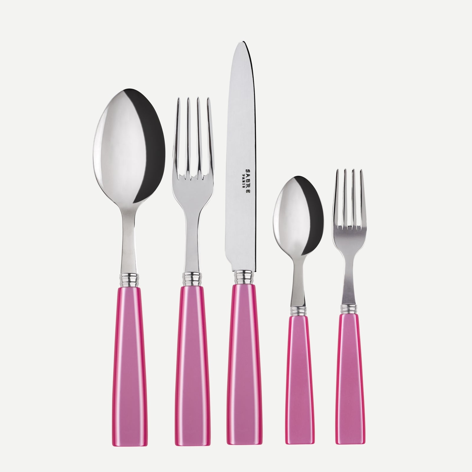 Icône, Rose - Set de 5 couverts de table