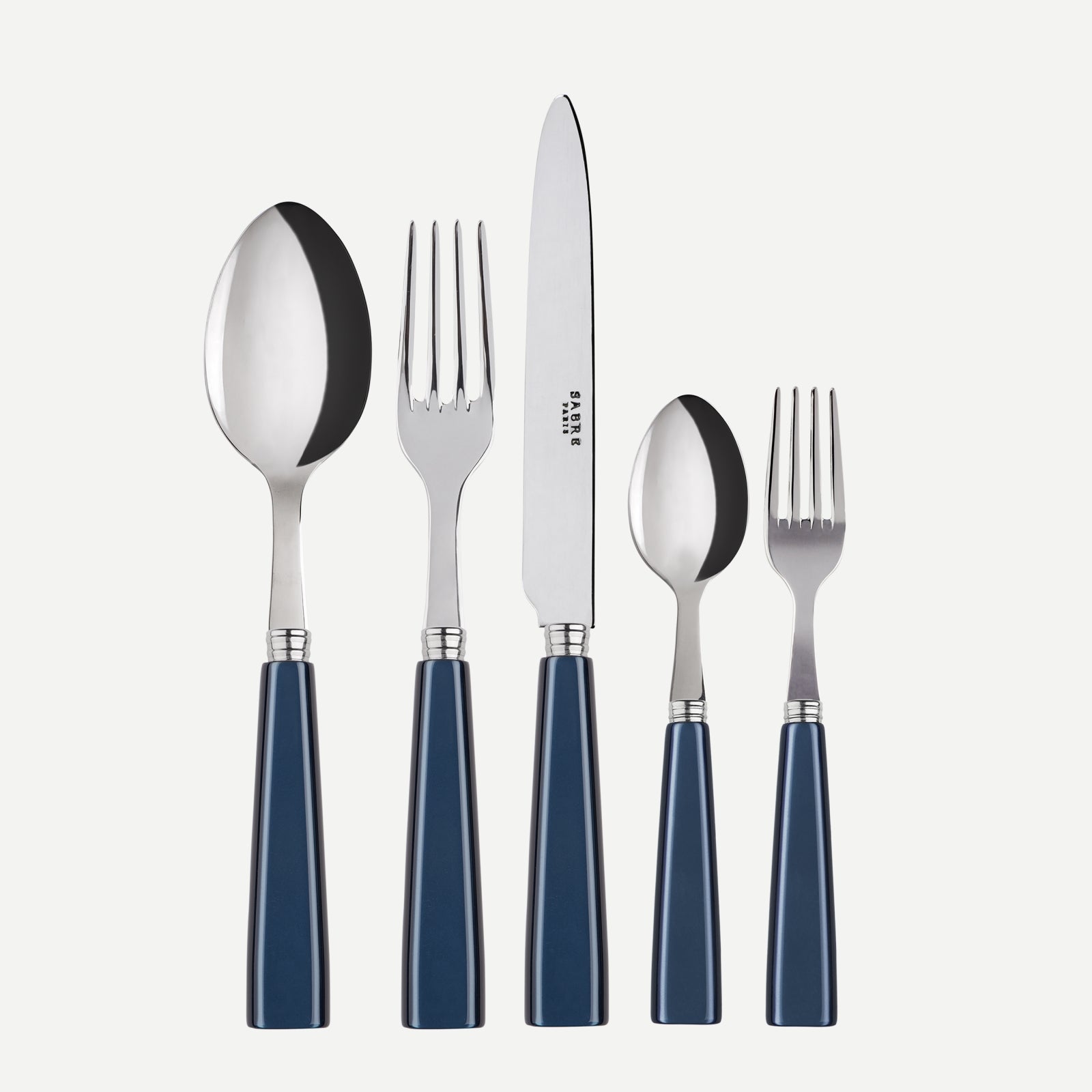 Icône, Bleu nuit - Set de 5 couverts de table