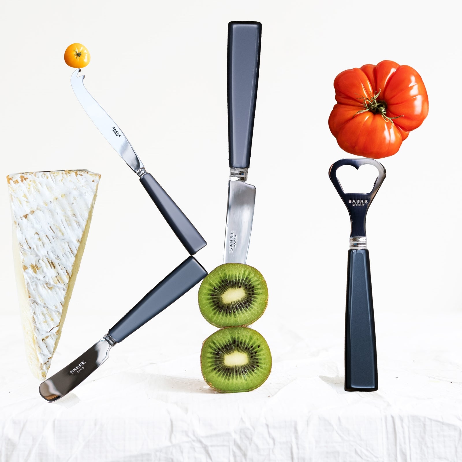 Icône, Anthracite - Couteau à fromage PM