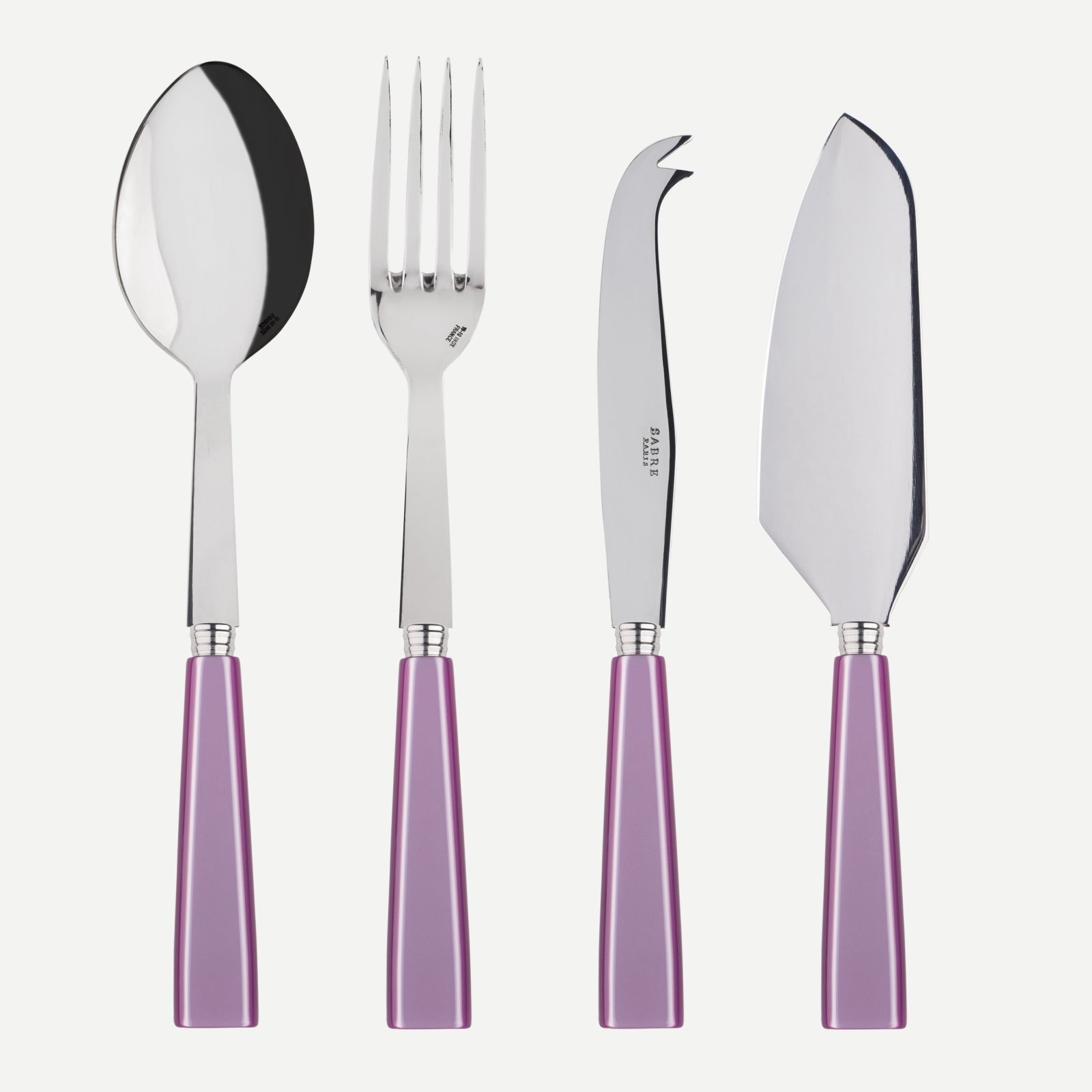 Icône, Lilas - Set Les Essentiels - ensemble de 4 couverts de service