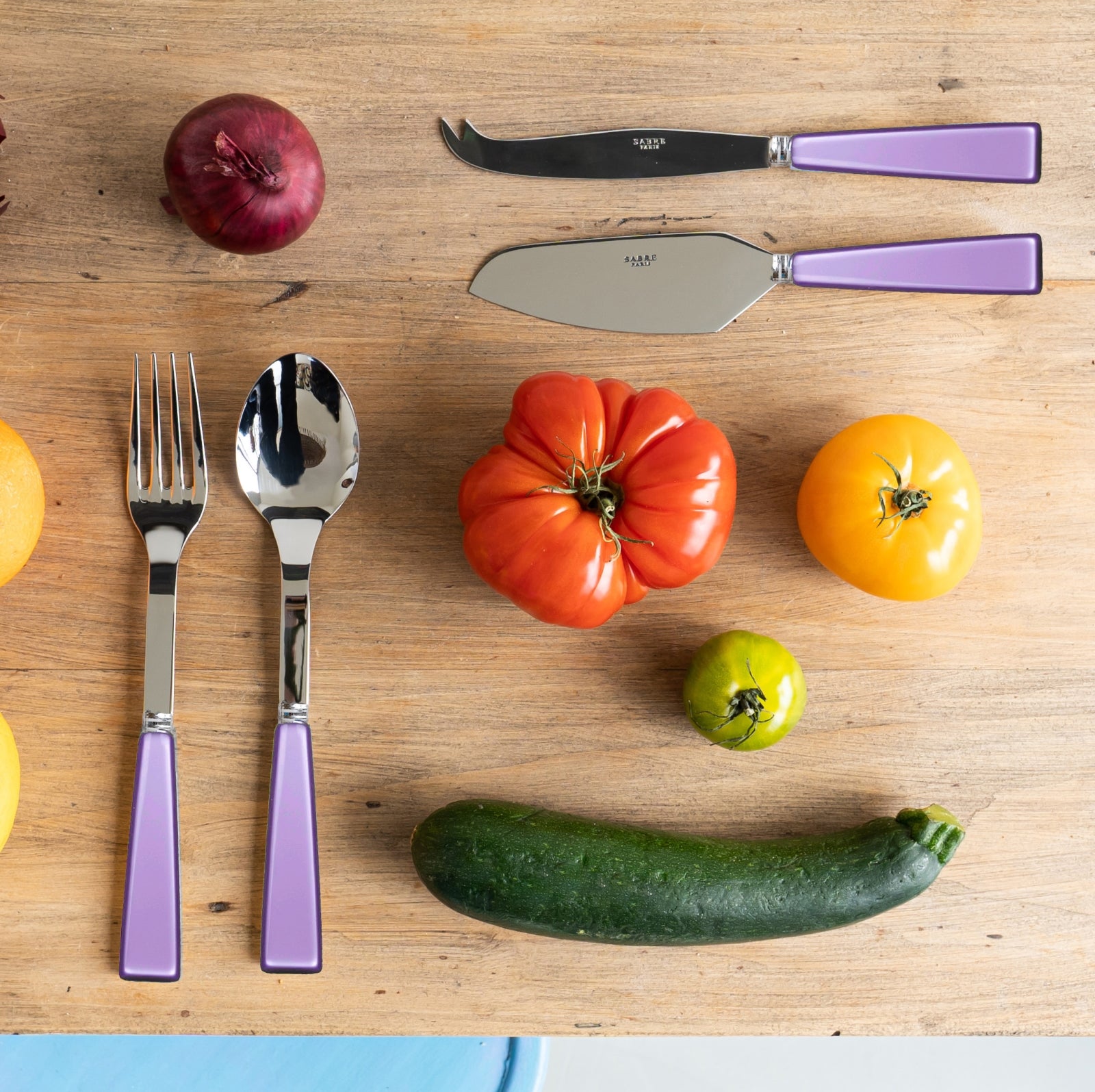 Icône, Lilas - Set Les Essentiels - ensemble de 4 couverts de service