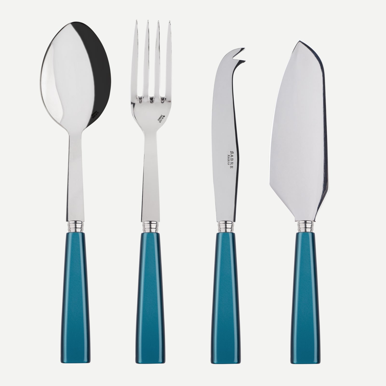 Icône, Turquoise - Set Les Essentiels - ensemble de 4 couverts de service