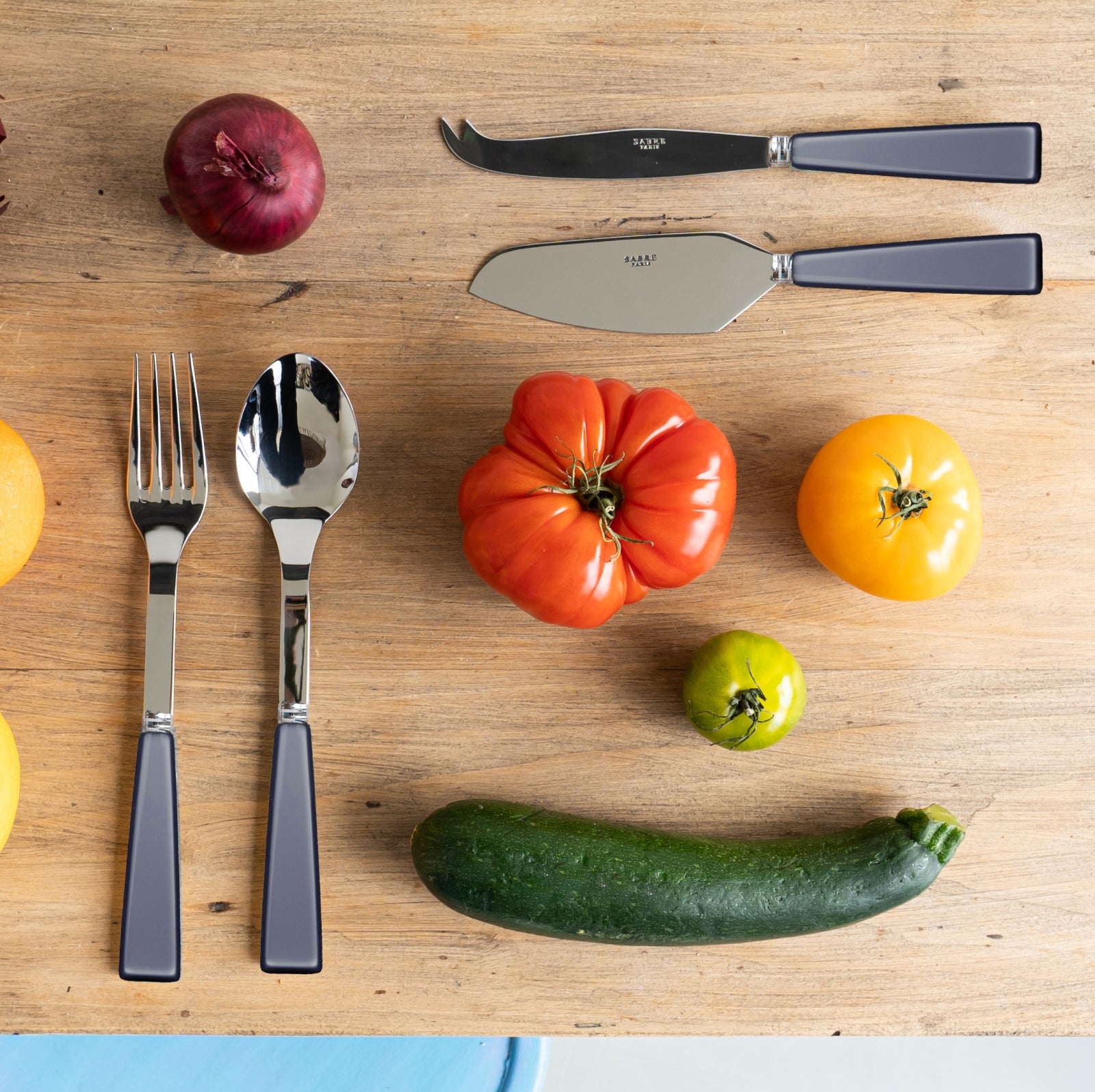 Icône, Anthracite - Set Les Essentiels - ensemble de 4 couverts de service