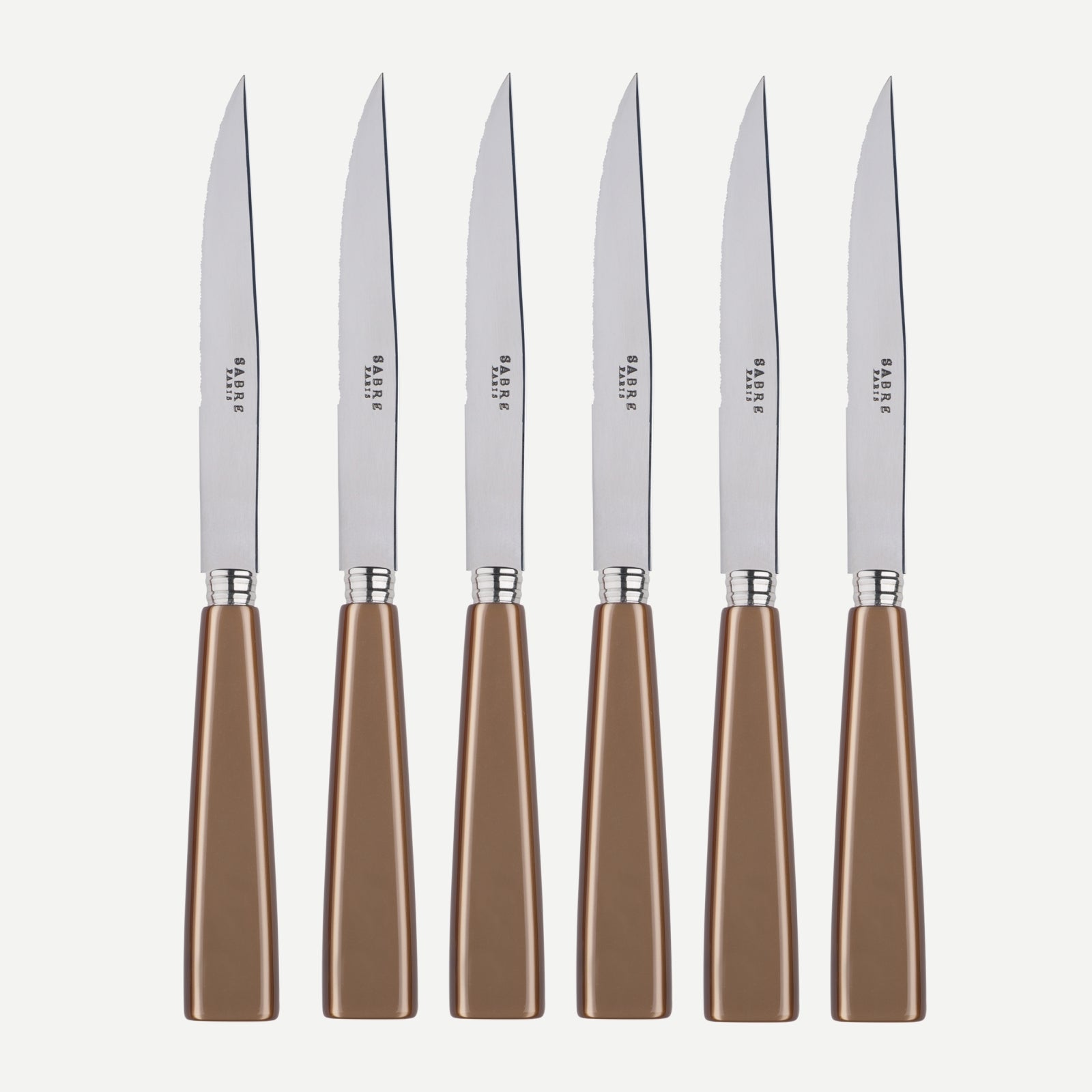 Icône, Caramel - Set de 6 couteaux à steak