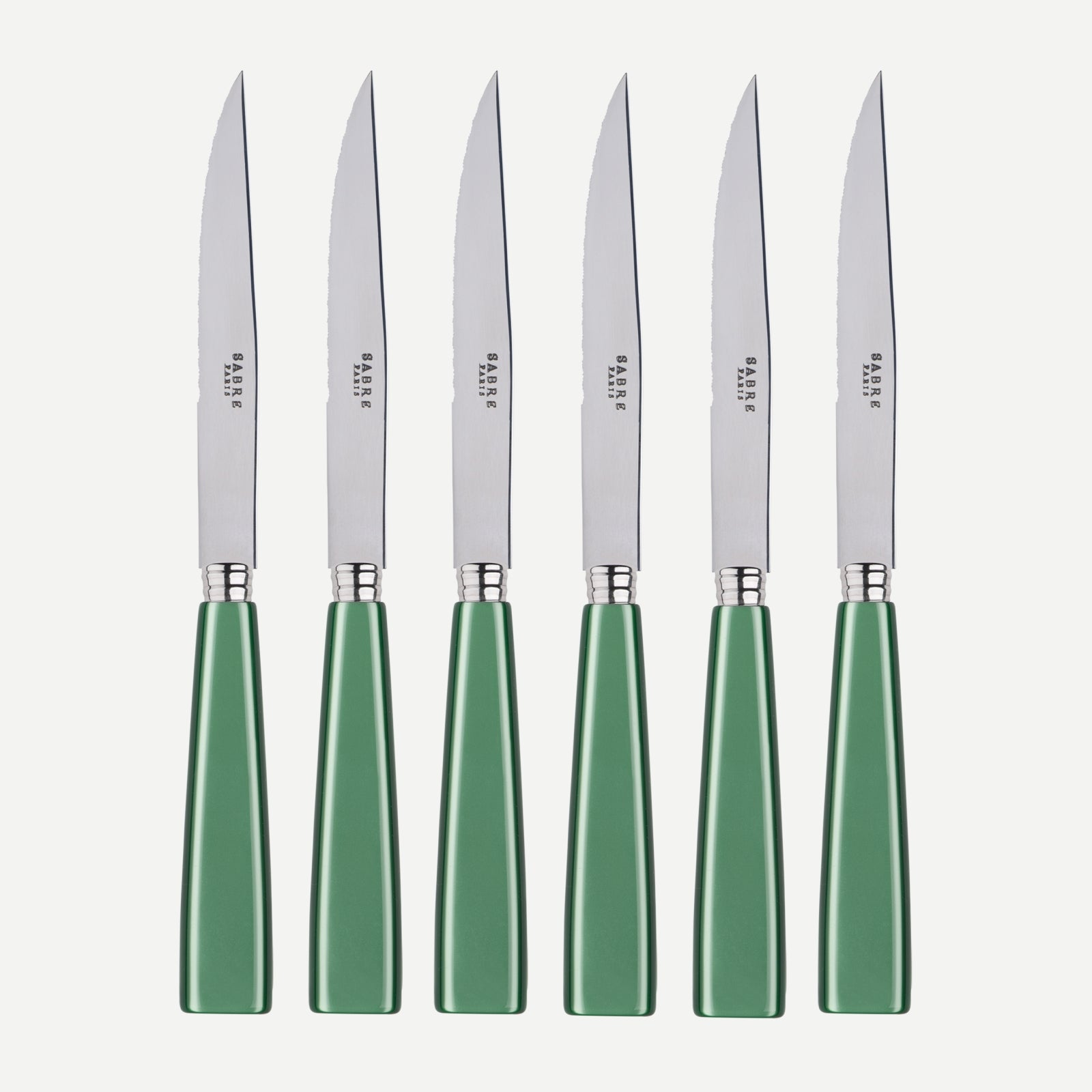 Icône, Garden green - Set of 6 steak knives