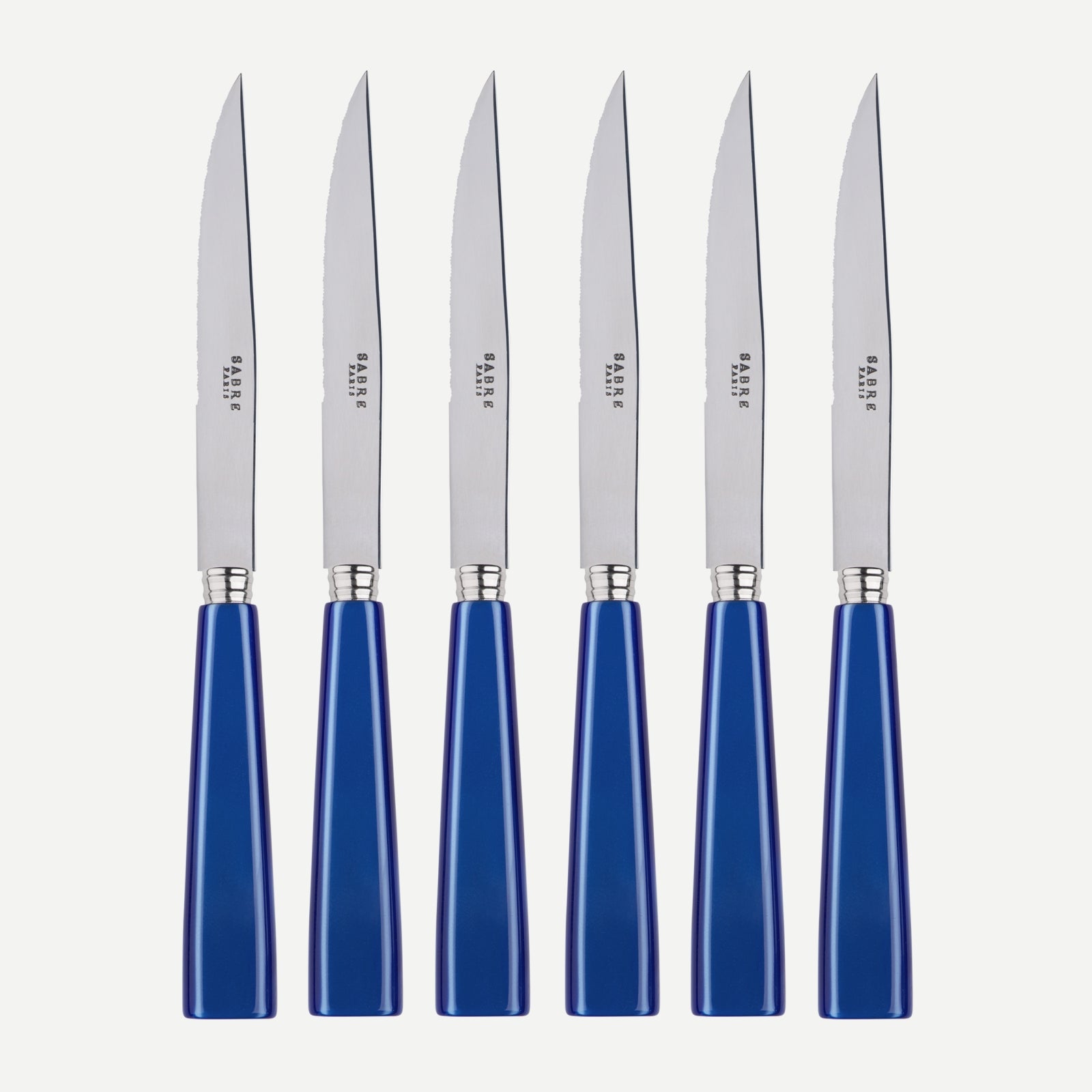 Icône, Bleu outremer - Set de 6 couteaux à steak