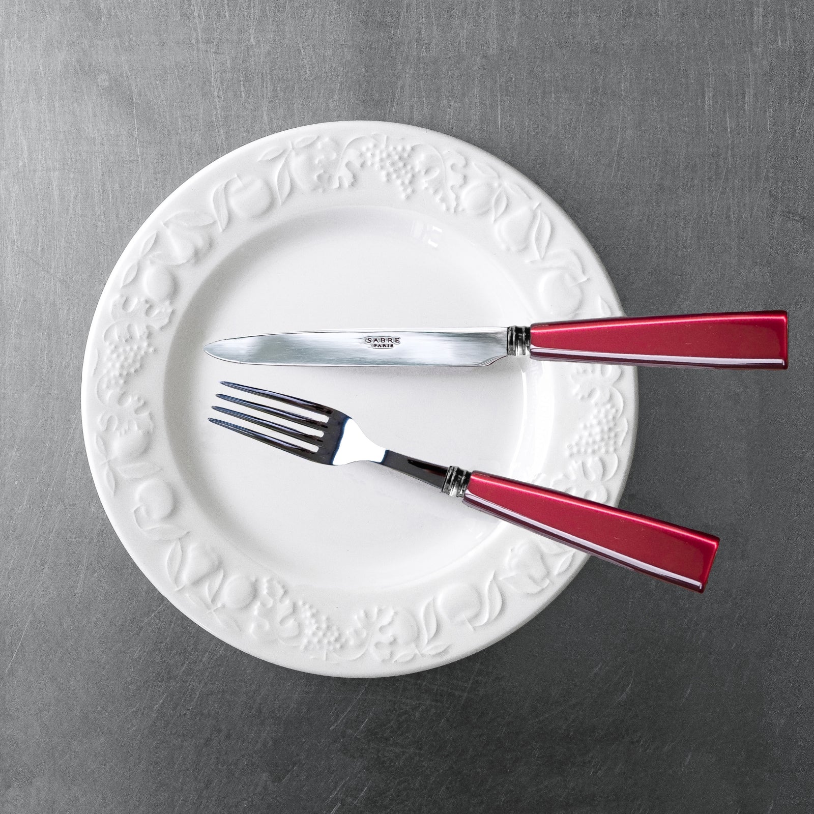 Icône, Red - 48 pieces cutlery set