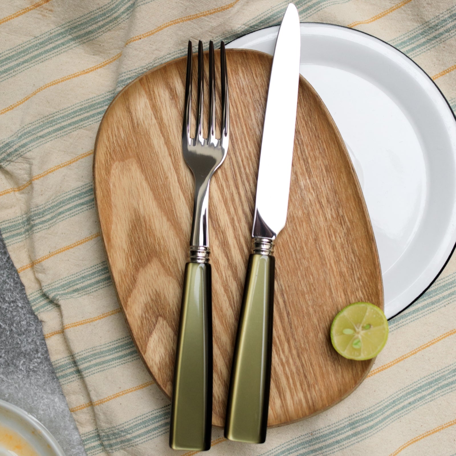 Icône, Olive - Ménagère 48 pièces