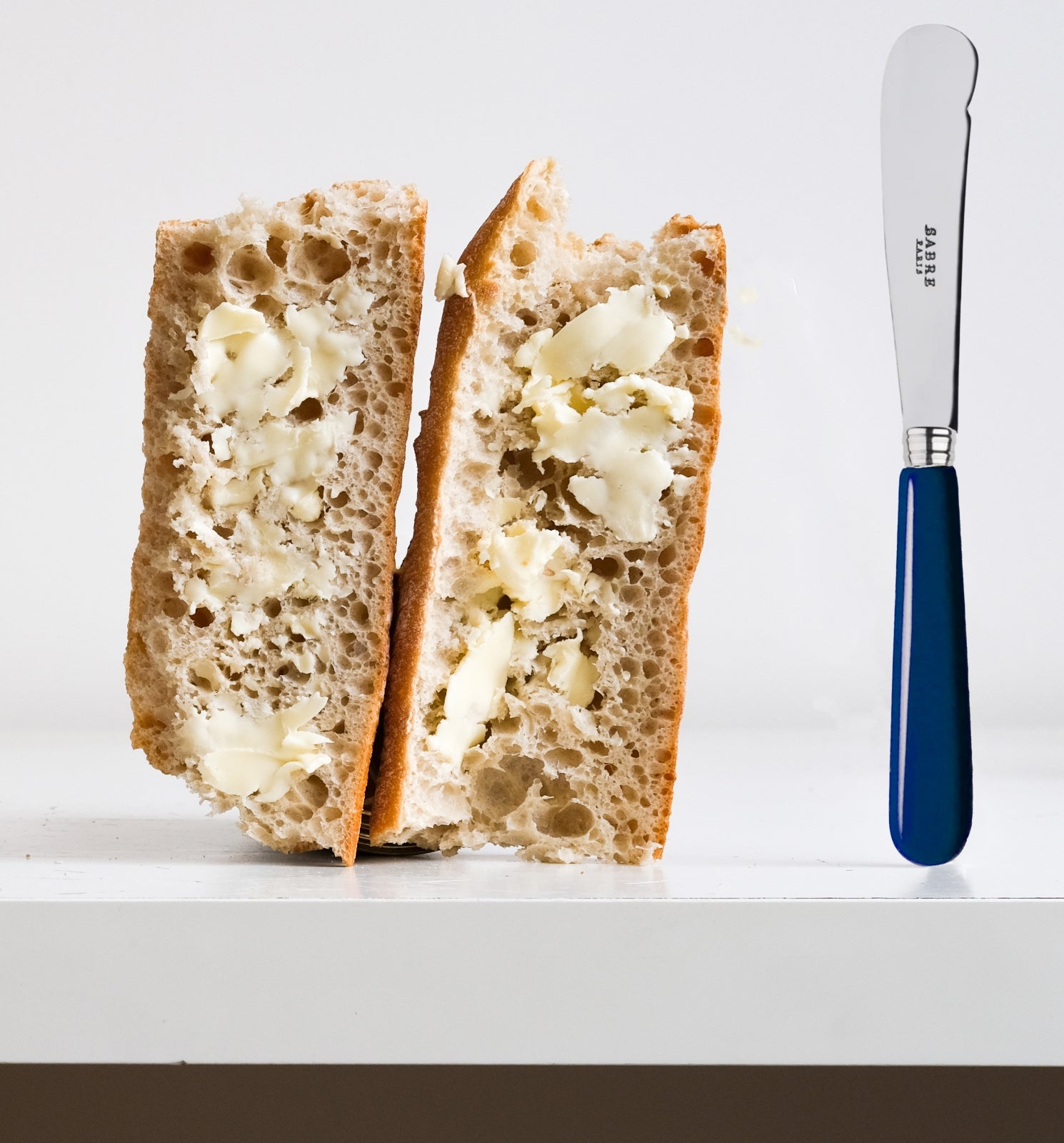 Pop, Bleu marine - Couteau à beurre