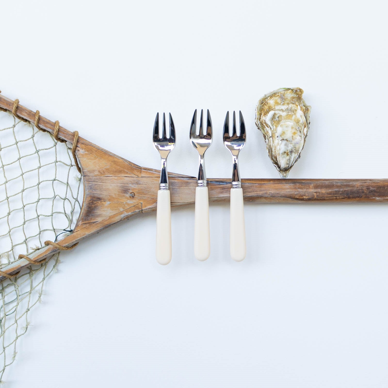 Pop unis, Elfenbein - Fischbesteck