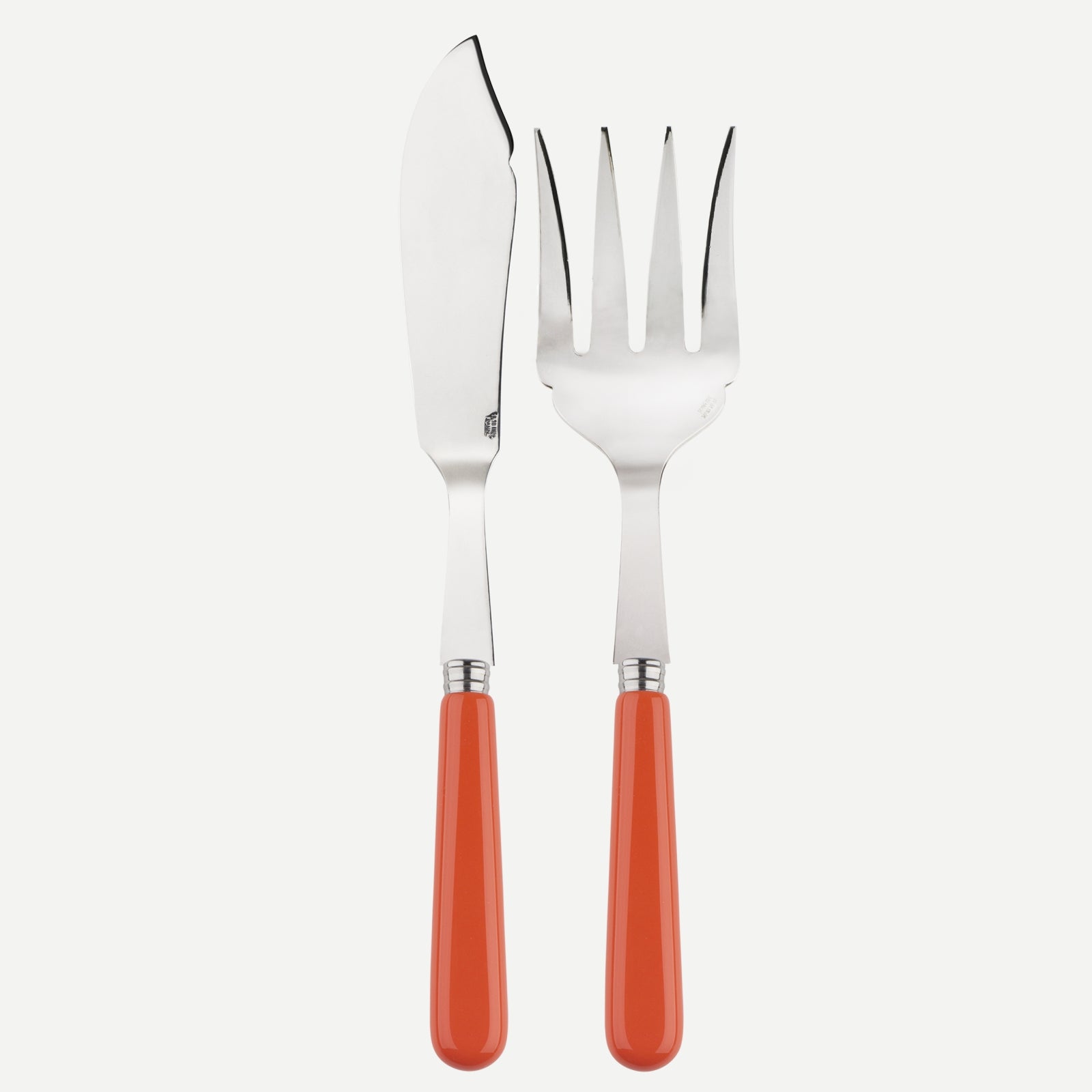 Pop, Orange - Service à poisson