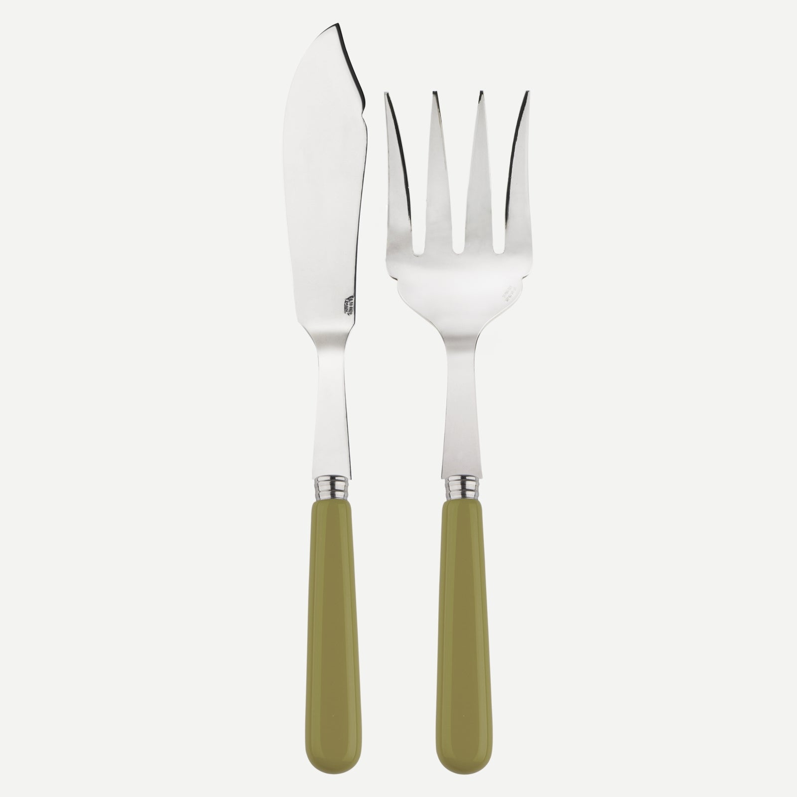 Pop unis, Sage green - Fish serving set