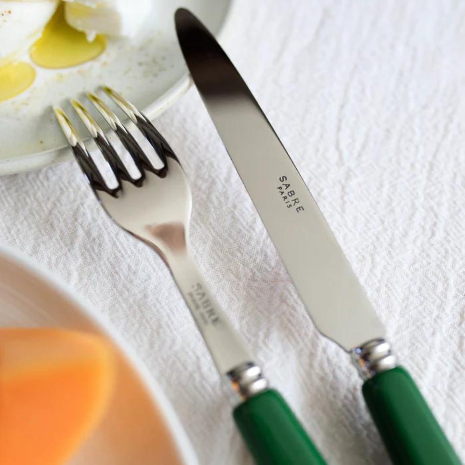 Pop, Vert - Set de 4 couverts de table