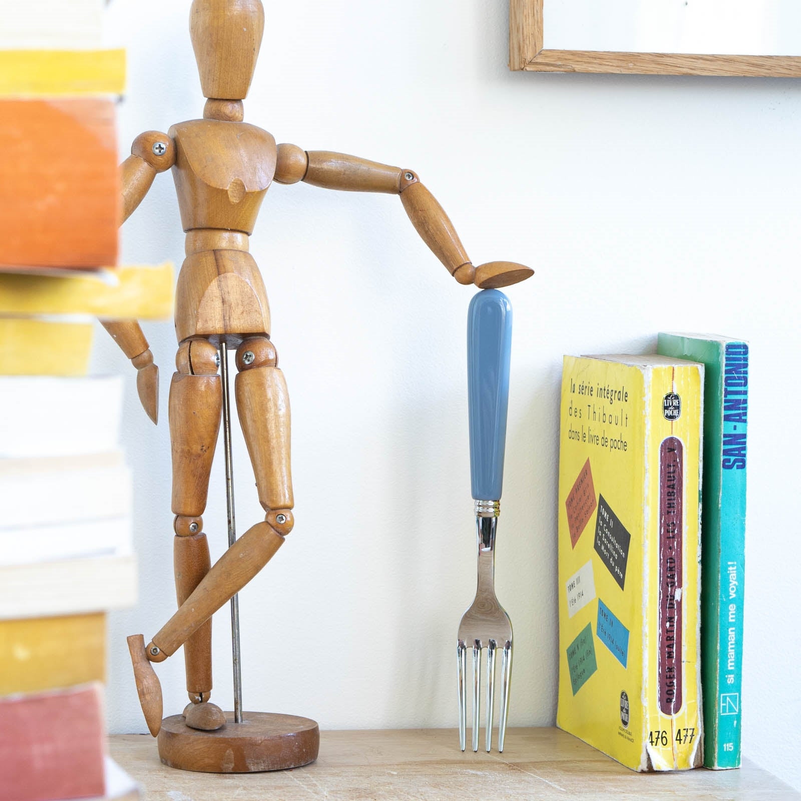 Pop, Gris - Set de 4 couverts de table