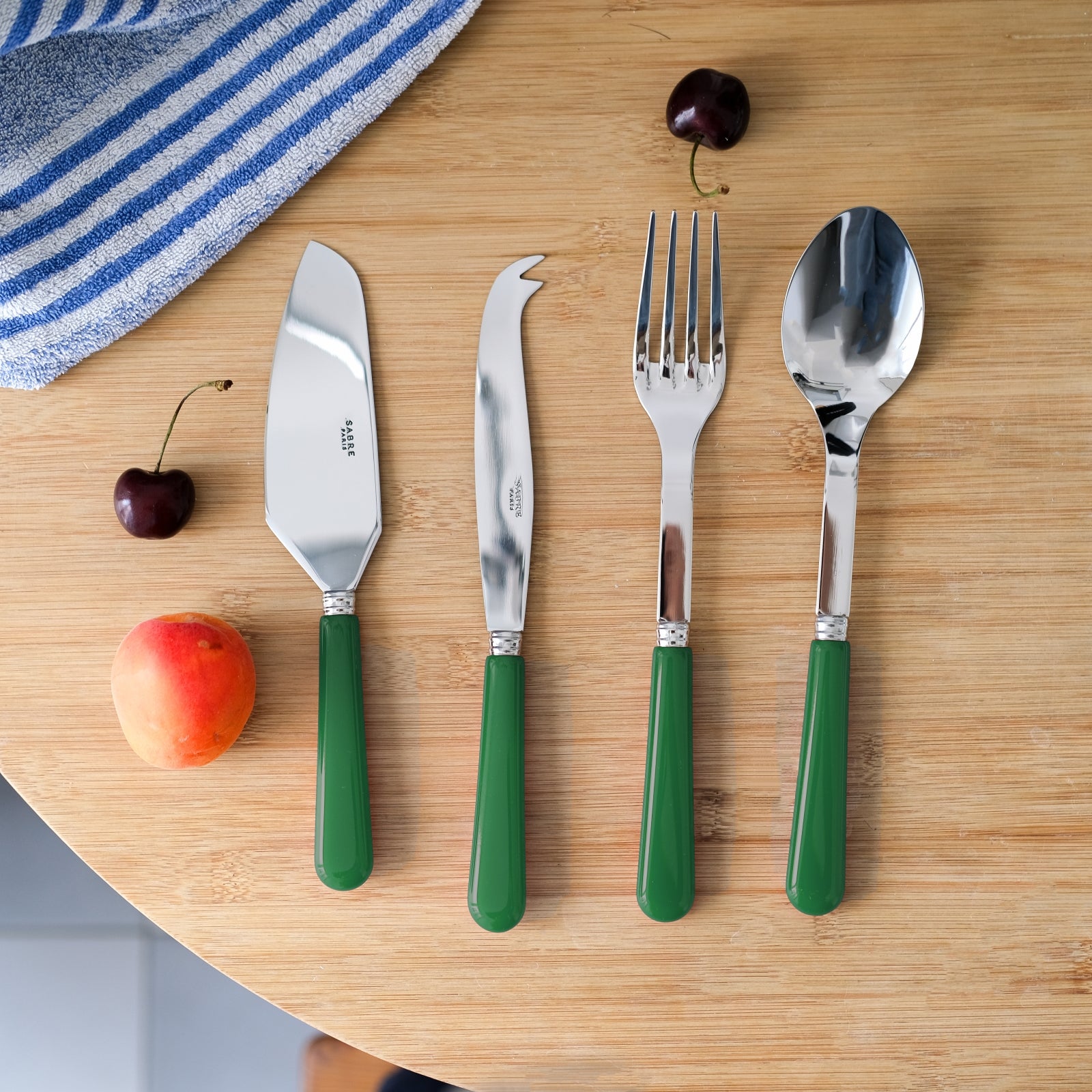 Pop, Vert - Set Les Essentiels - ensemble de 4 couverts de service