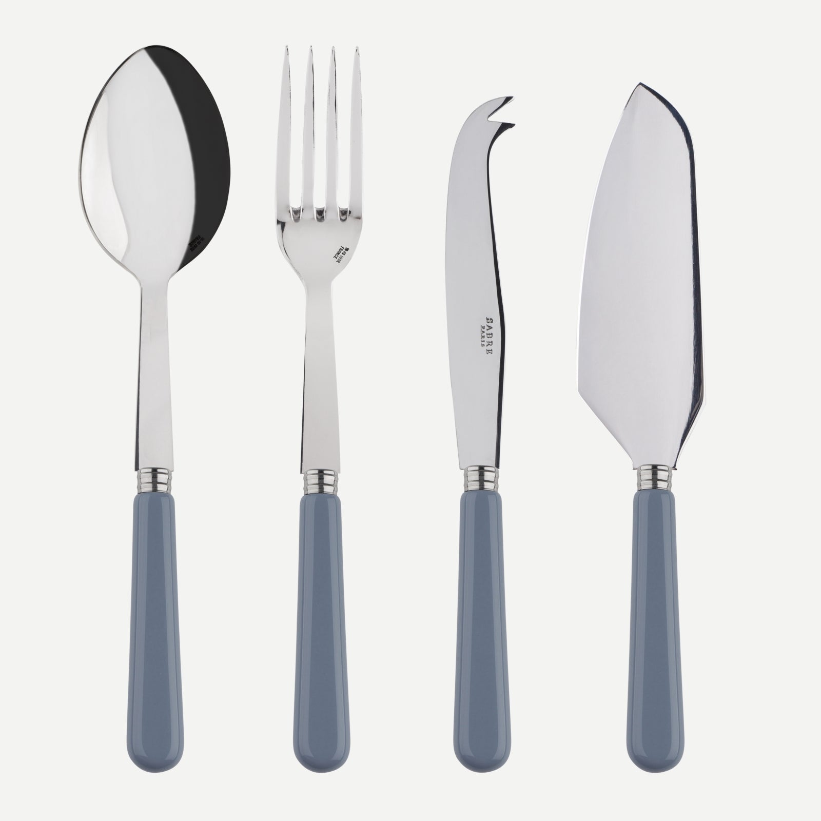 Pop, Gris - Set Les Essentiels - ensemble de 4 couverts de service