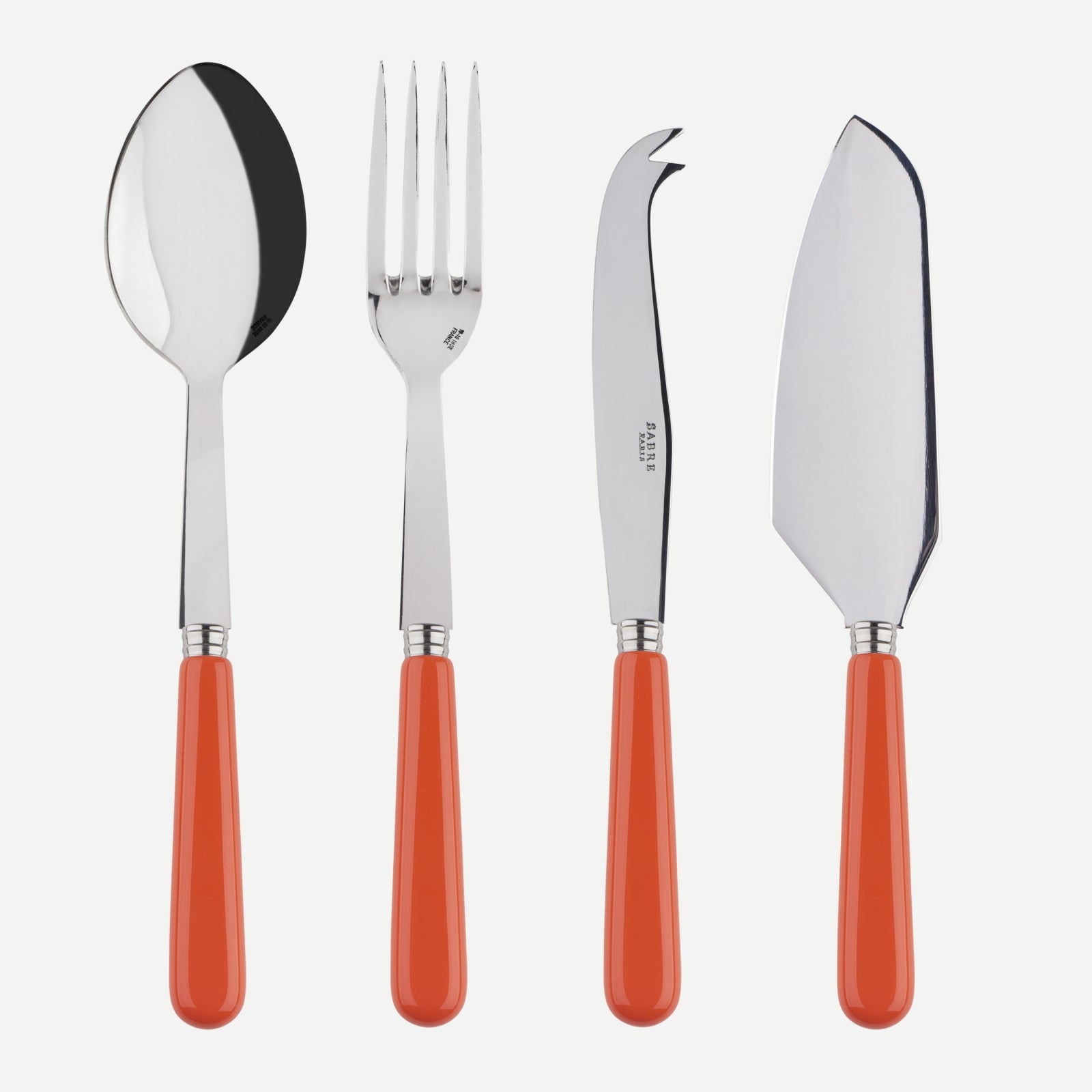 Pop, Orange - Set Les Essentiels - ensemble de 4 couverts de service