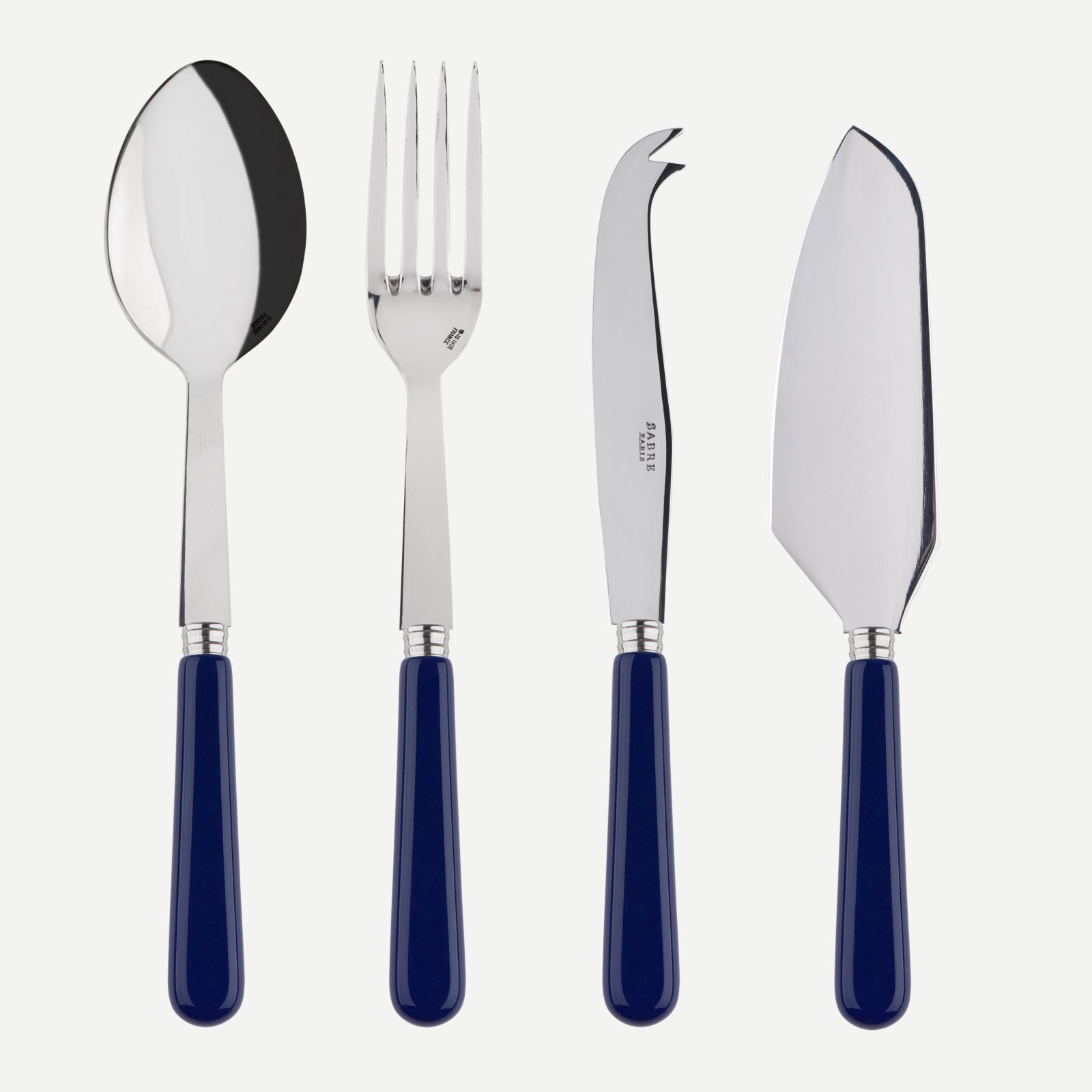 Pop, Bleu marine - Set Les Essentiels - ensemble de 4 couverts de service