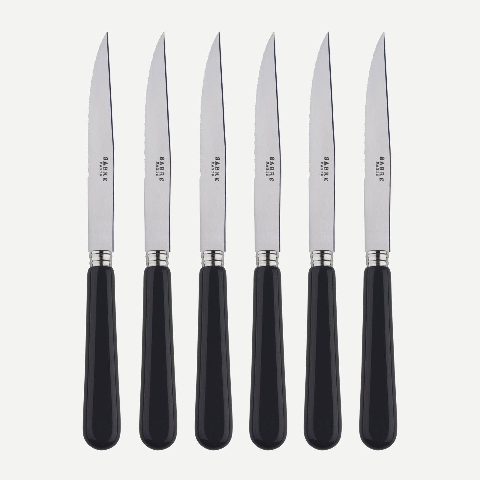 Pop unis, Schwarz - Steakmesser-Set