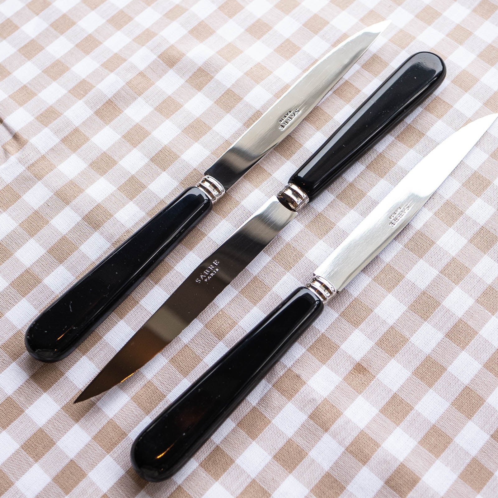 Pop unis, Schwarz - Steakmesser-Set