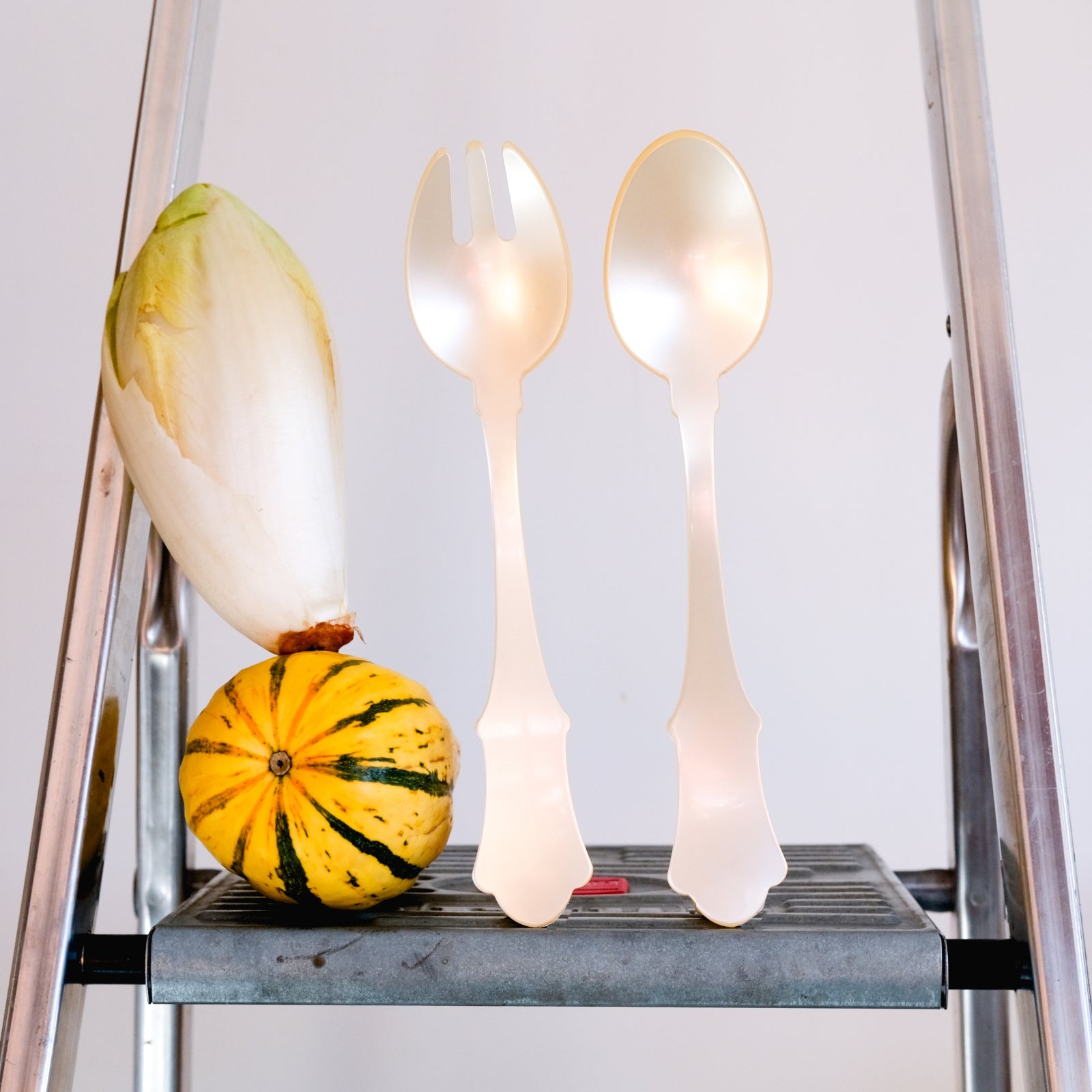 Honorine, Nacre - Couverts à salade