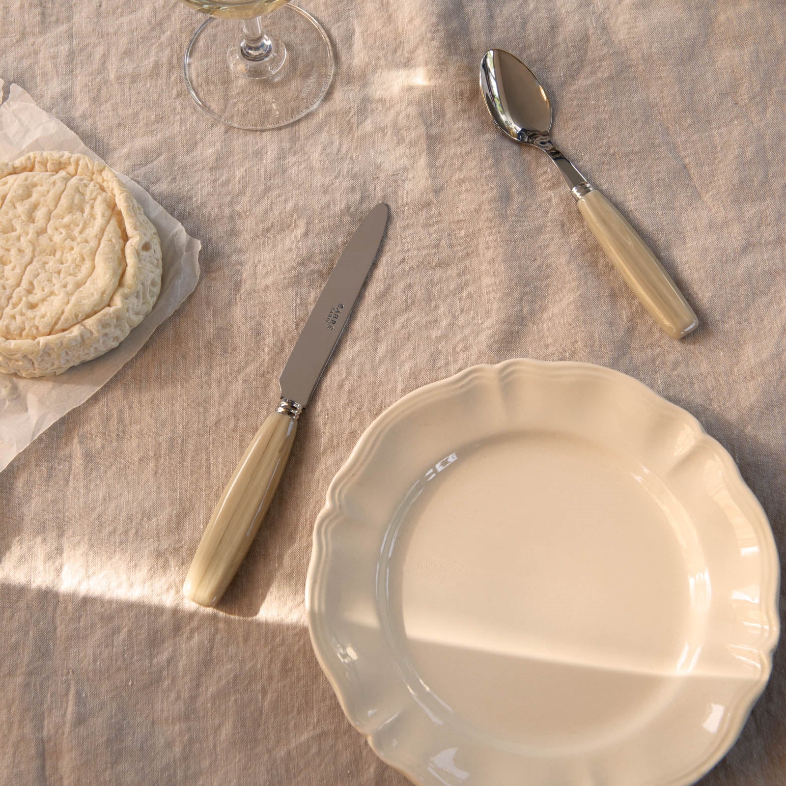 Djembe, Horn-Effekt - Essbesteck-Set - 5-teilig