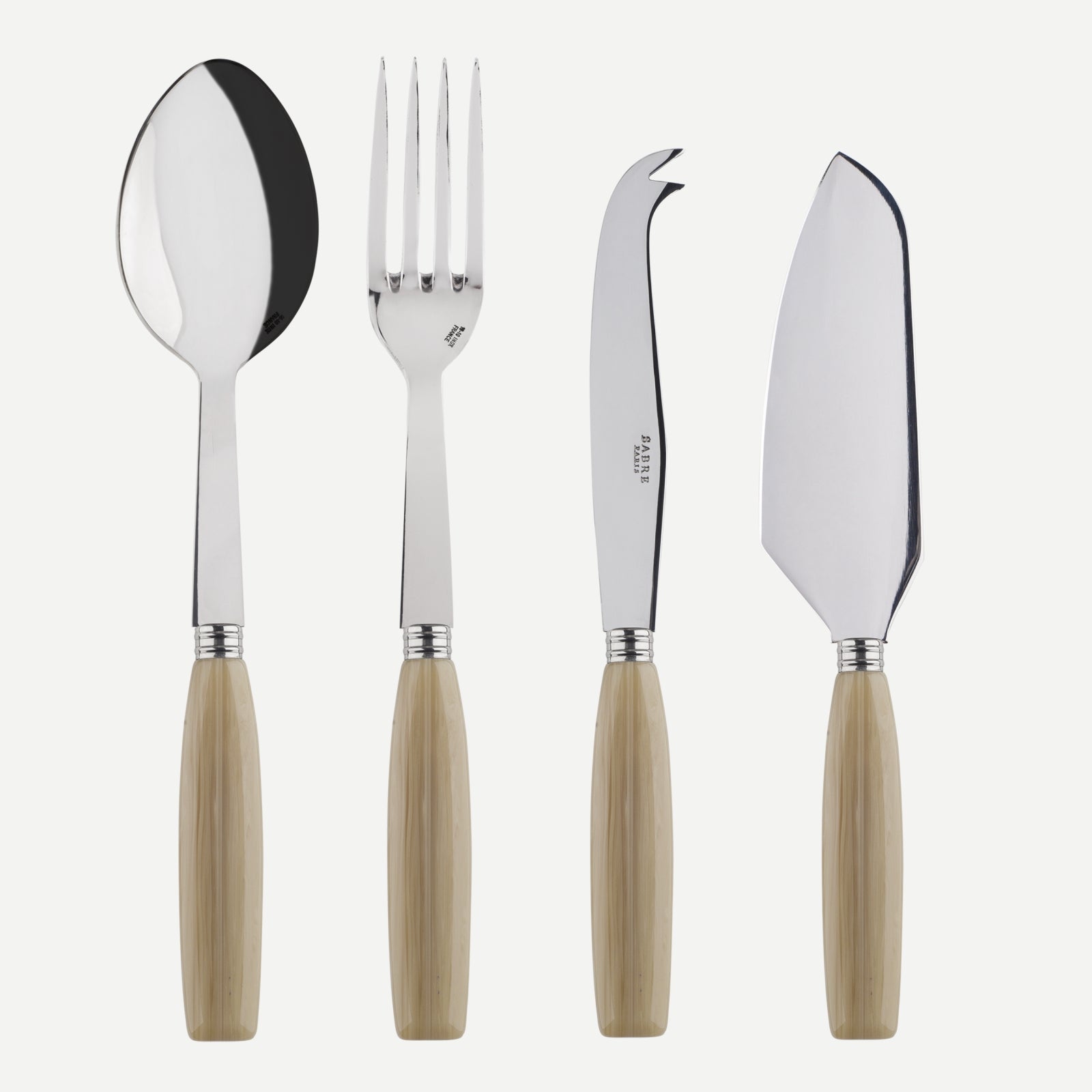 Djembe, Effet Corne - Set Les Essentiels - ensemble de 4 couverts de service